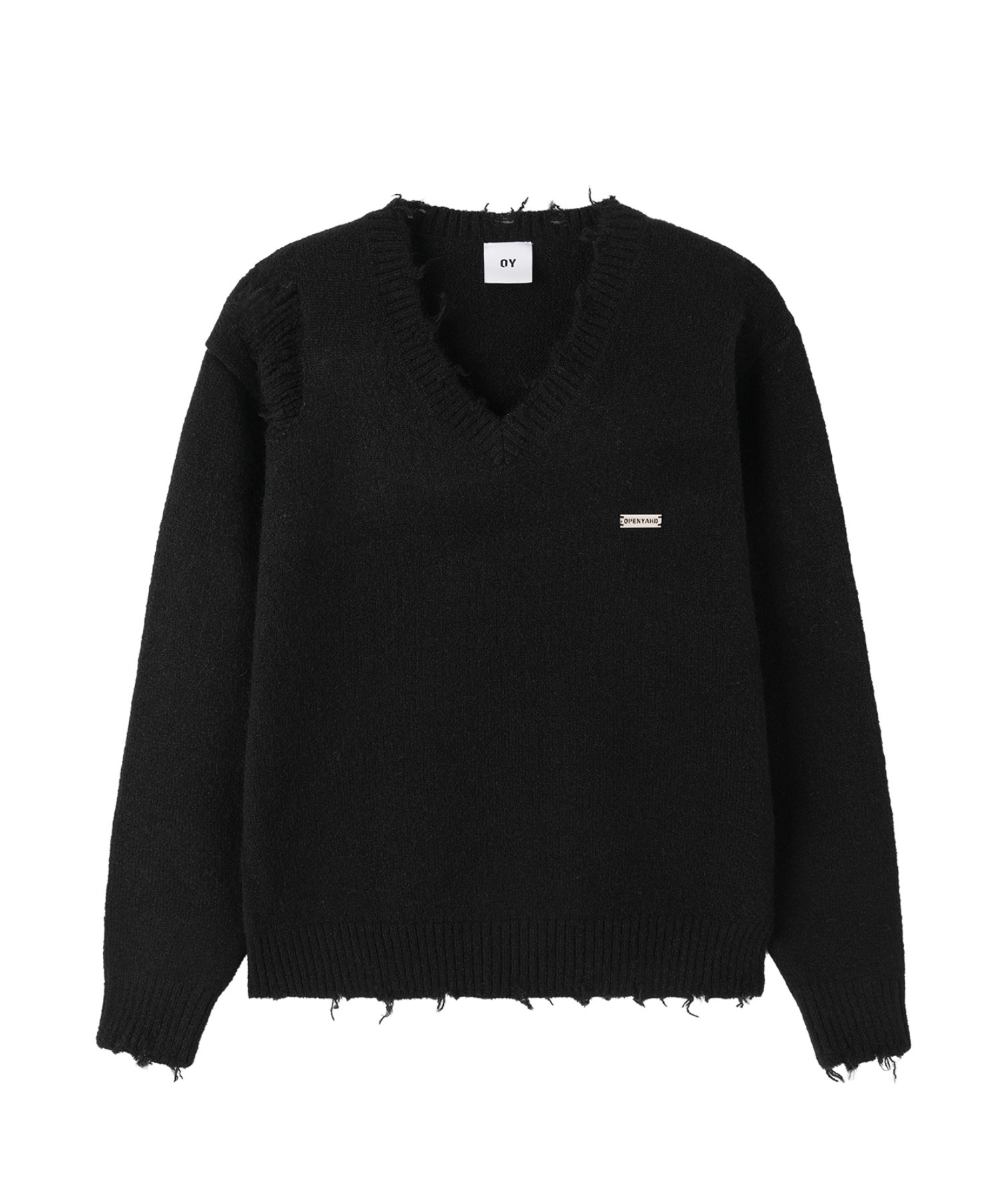 Openyard/オープンヤード』DISTRESSED V NECK KNIT/ダメージVネック