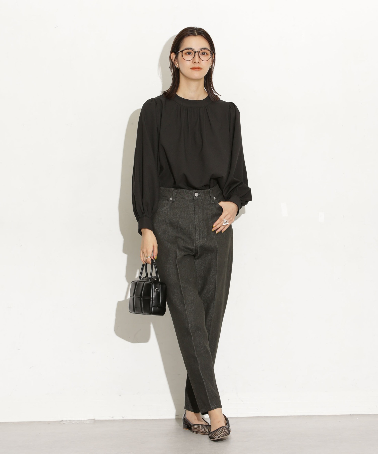 前後2Way ボリュームスリーブブラウス