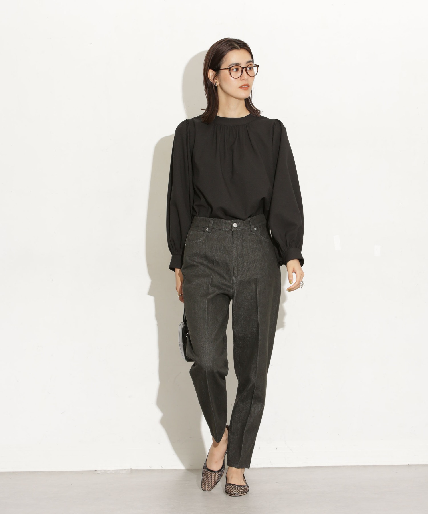 前後2Way ボリュームスリーブブラウス