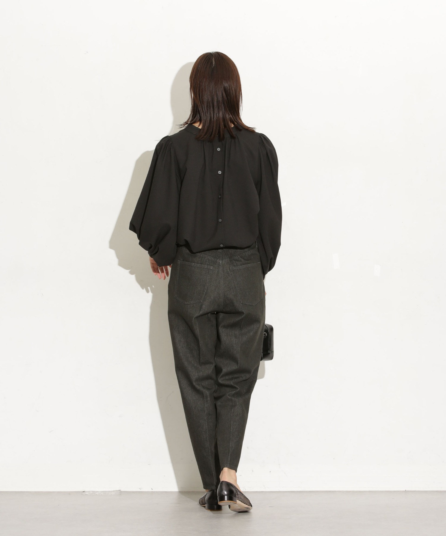 前後2Way ボリュームスリーブブラウス