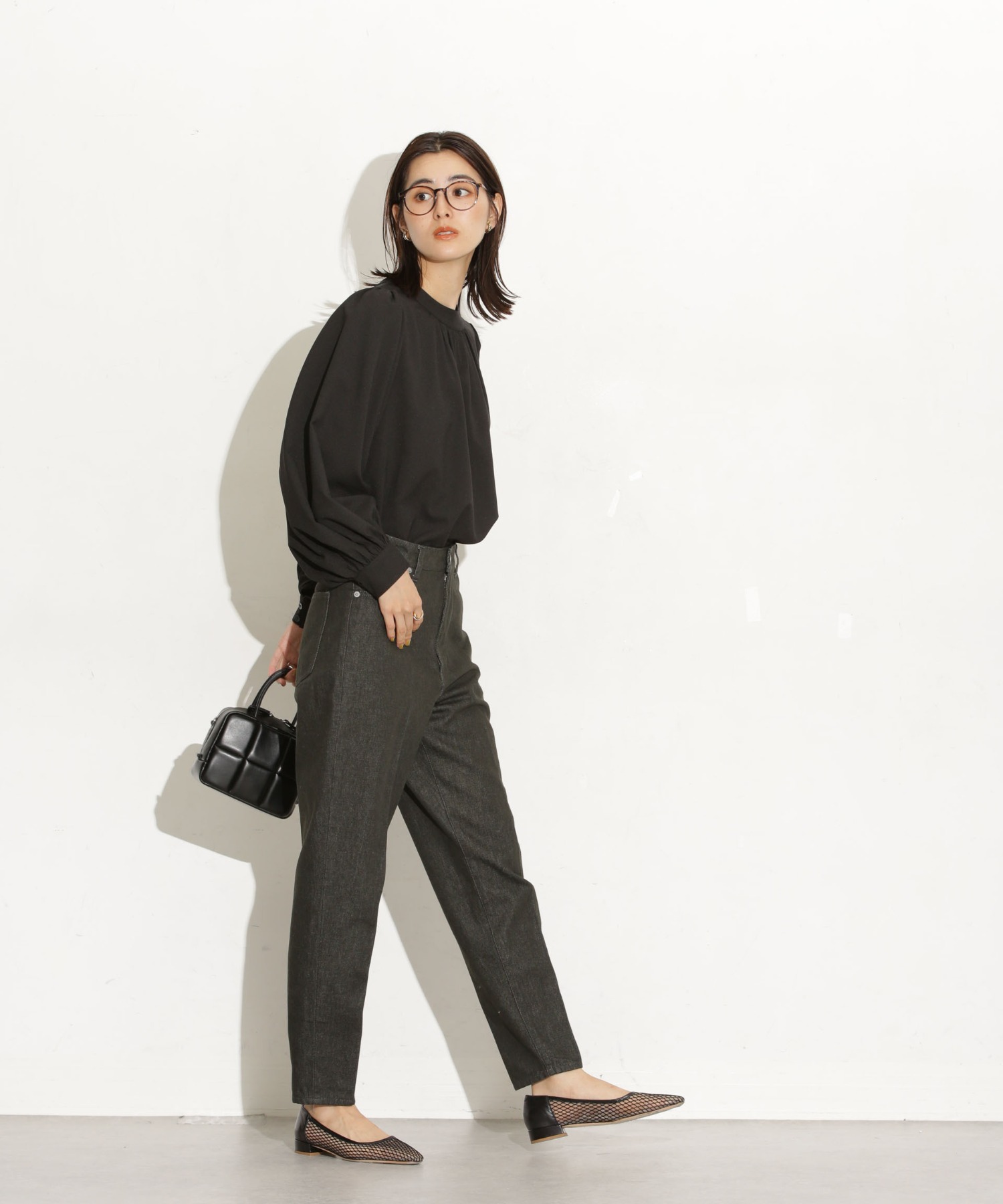 前後2Way ボリュームスリーブブラウス