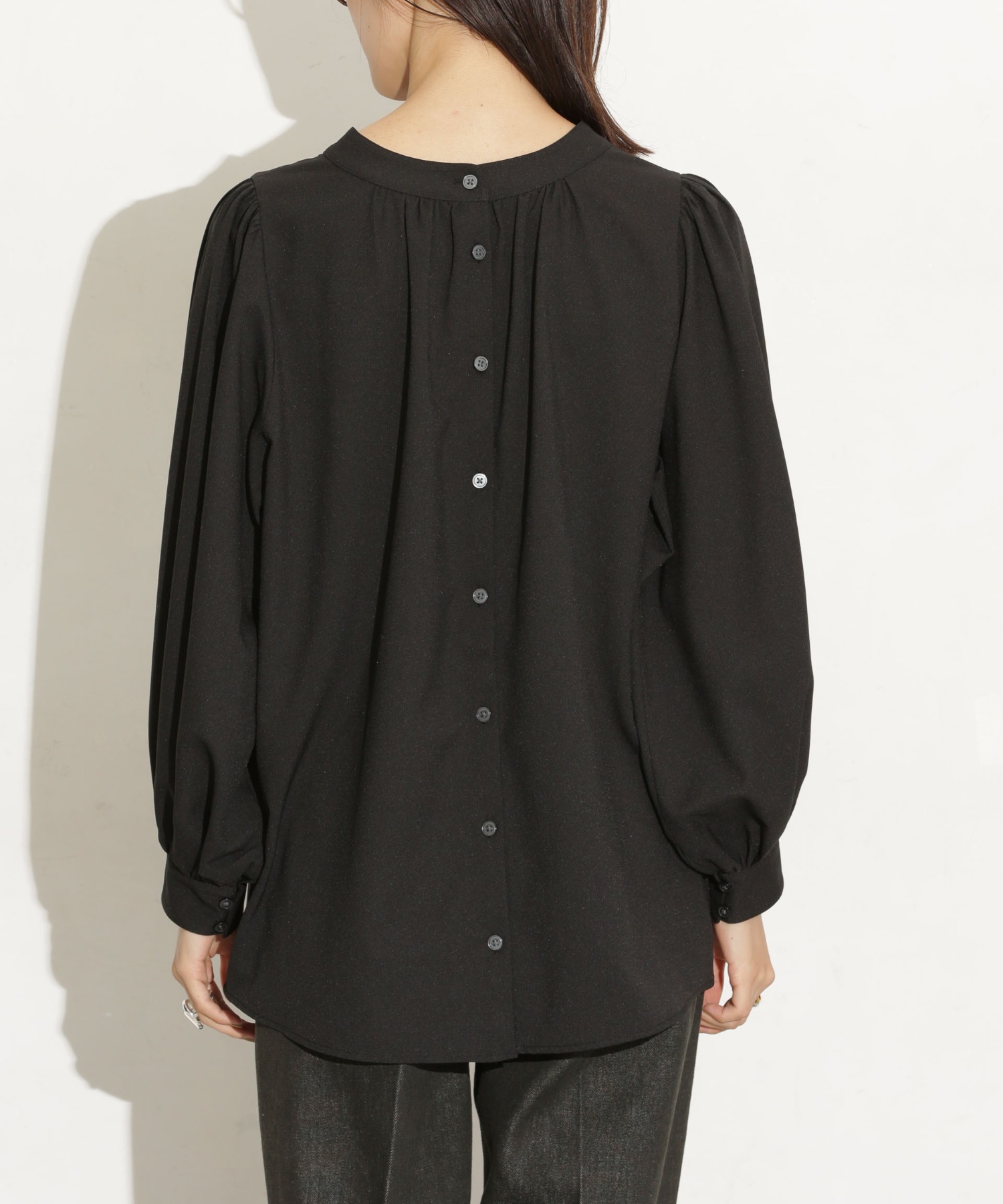 前後2Way ボリュームスリーブブラウス