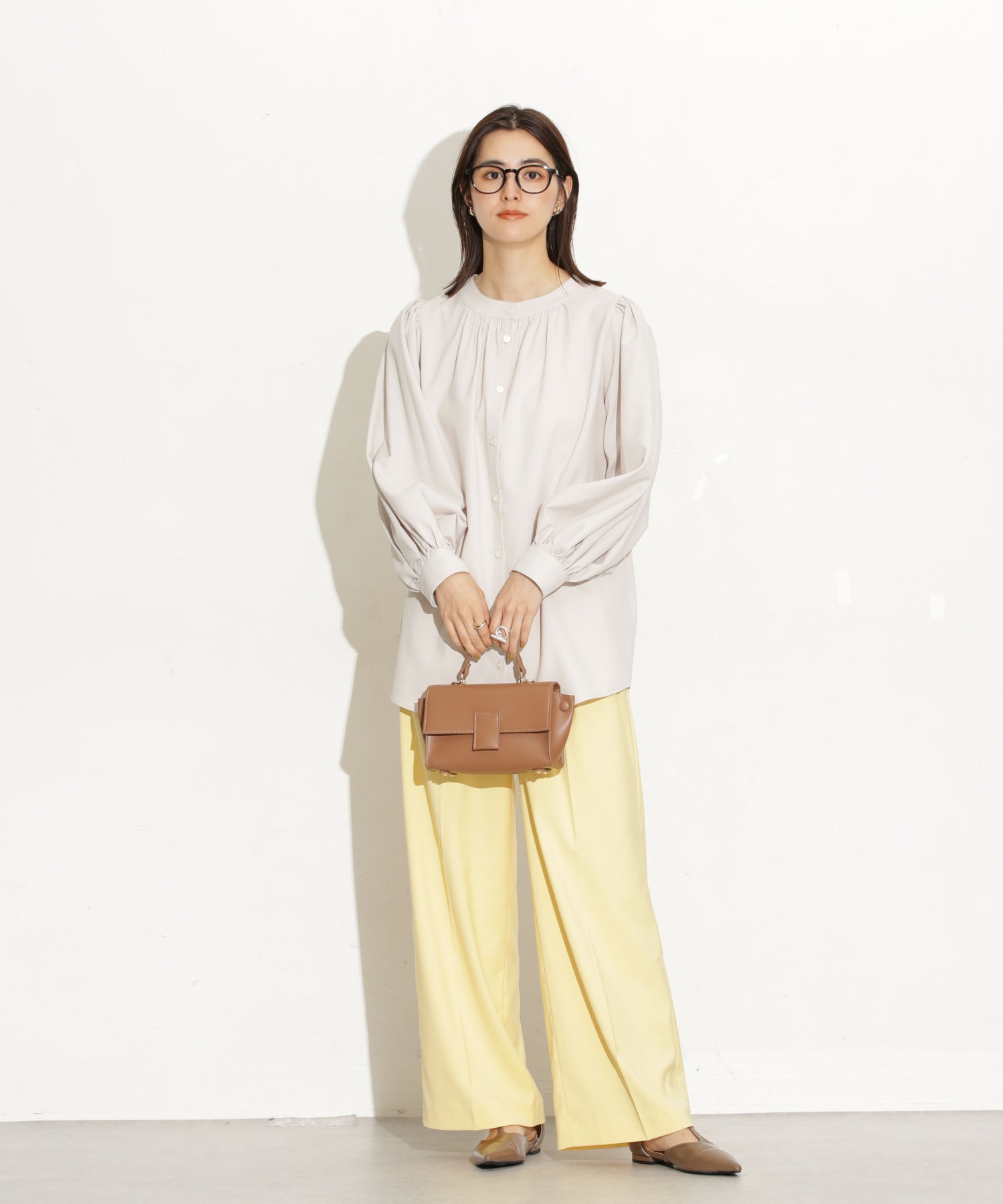 前後2Way ボリュームスリーブブラウス