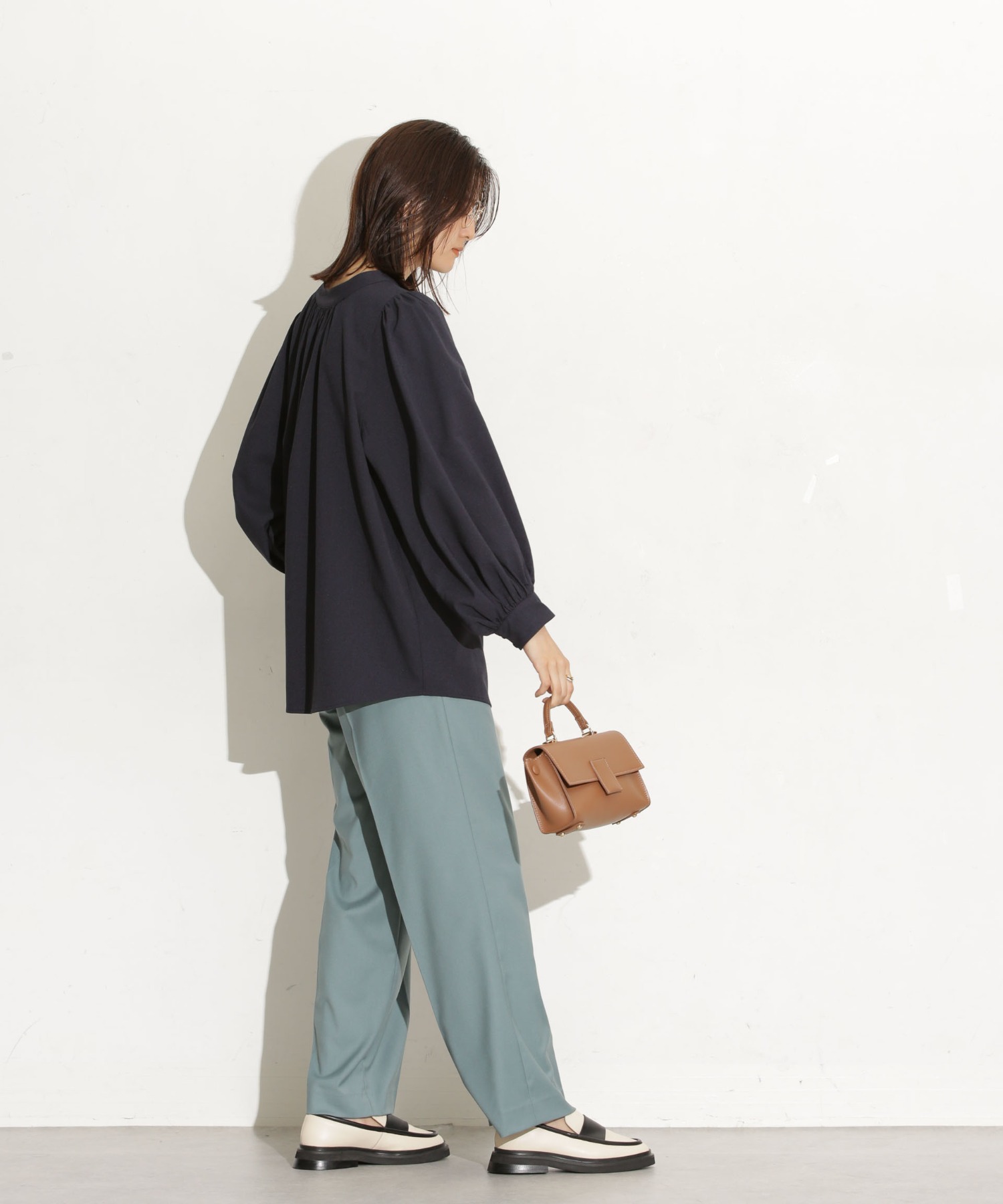 前後2Way ボリュームスリーブブラウス