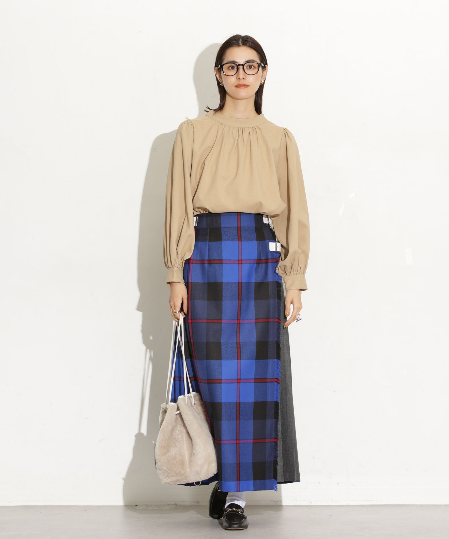 前後2Way ボリュームスリーブブラウス