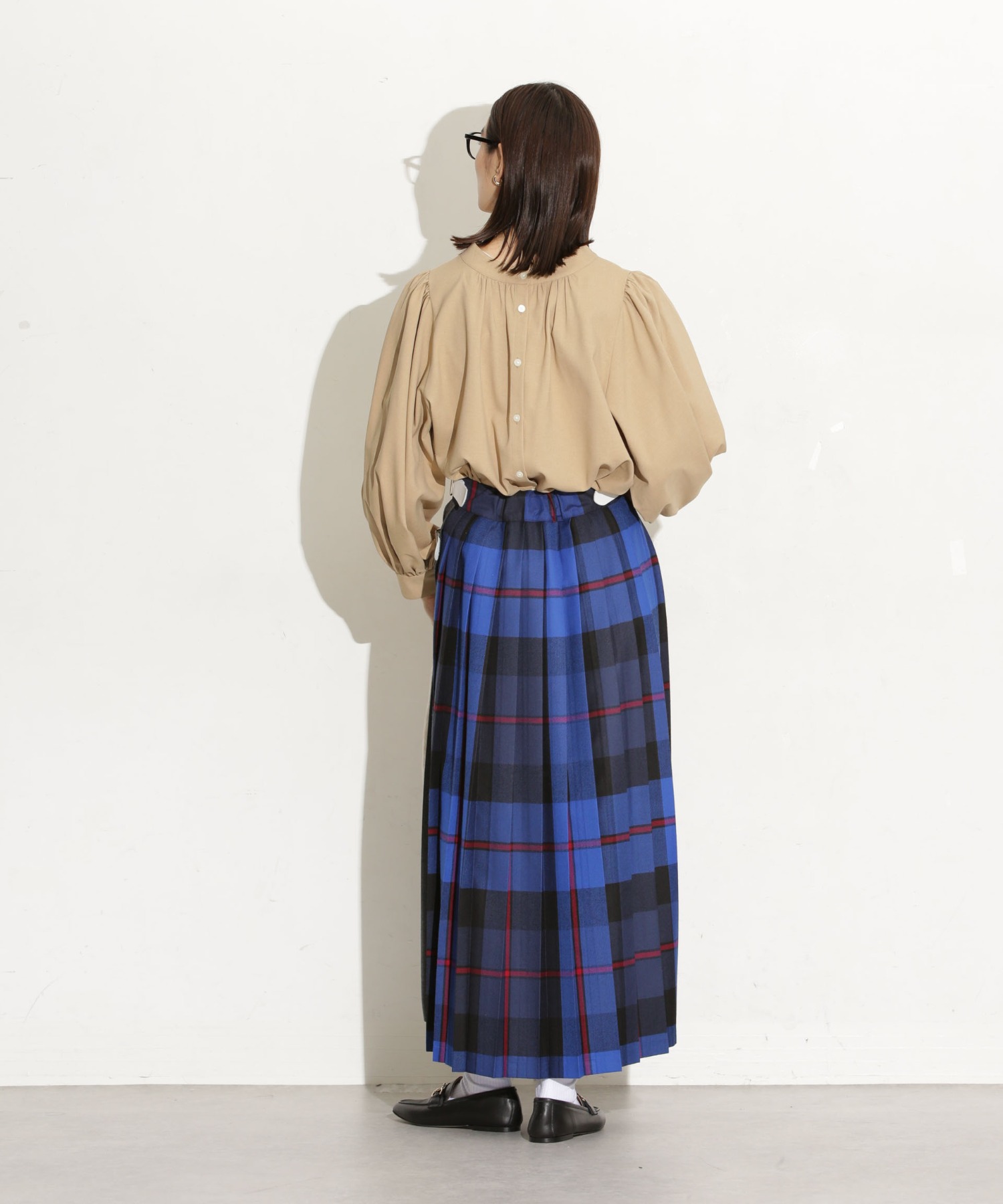 前後2Way ボリュームスリーブブラウス