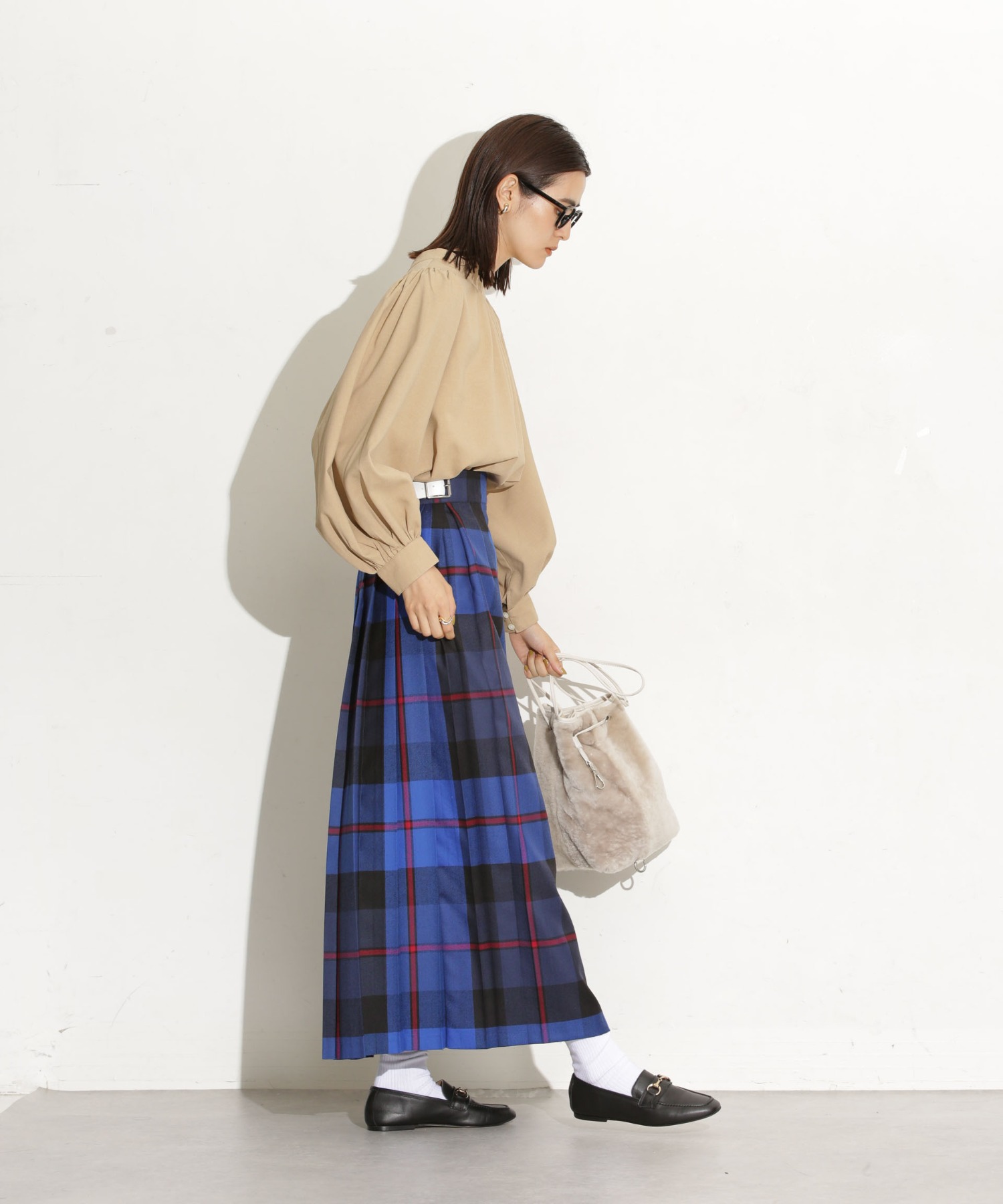 前後2Way ボリュームスリーブブラウス