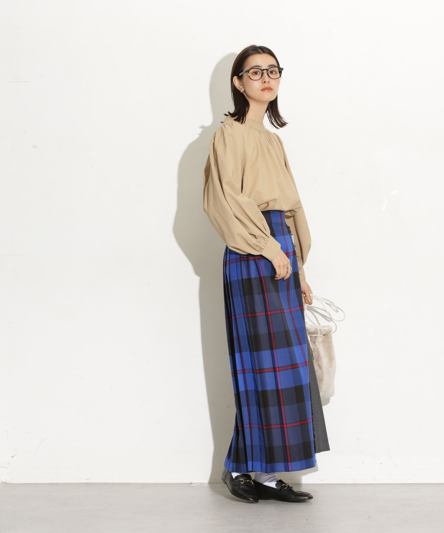 前後2Way ボリュームスリーブブラウス