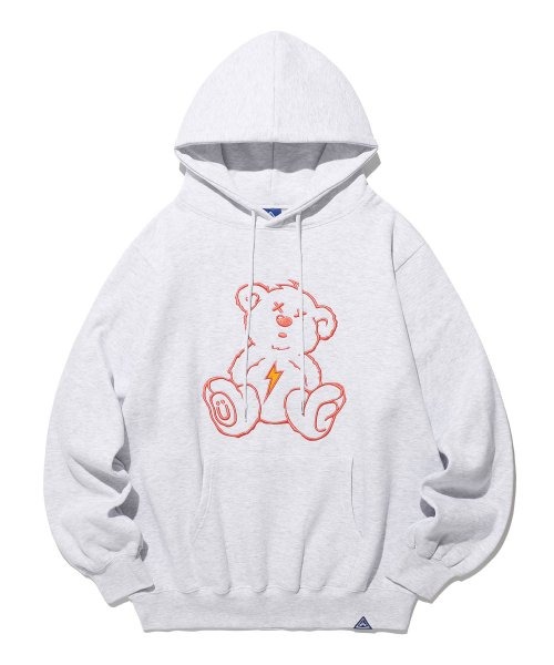 A´GEM/9 × .kom『ISTKUNST/イストクンスト』THUNDER BEAR HOODIE