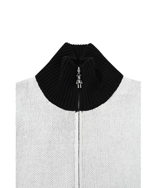 OY/オーワイ』ODOLLY KNIT ZIP-UP CARDIGAN/オードリー ジップアップ