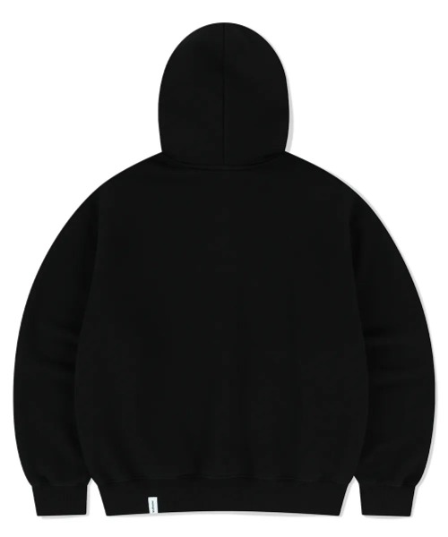 mahagrid/マハグリッド』 CUT OFF APPLIQUE ZIP-UP HOODIE/カットオフ