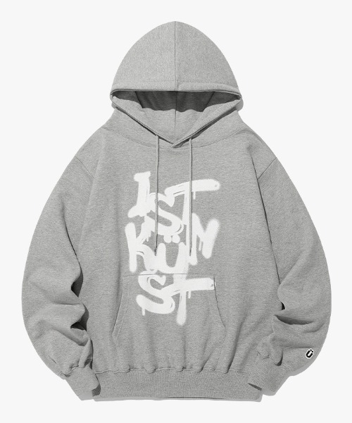 A'GEM/9 × .kom『ISTKUNST/イストクンスト』GRAFFITI LOGO HOODIE