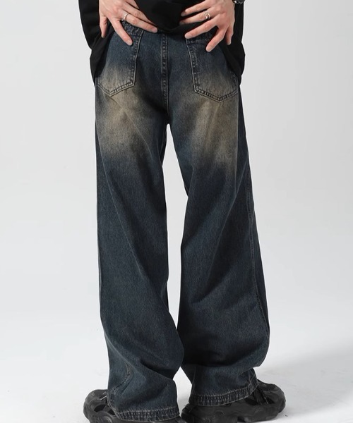 A'GEM/9 × .kom 『ARULE/アルール』加工デニムパンツ ARULE│A'GEM/9