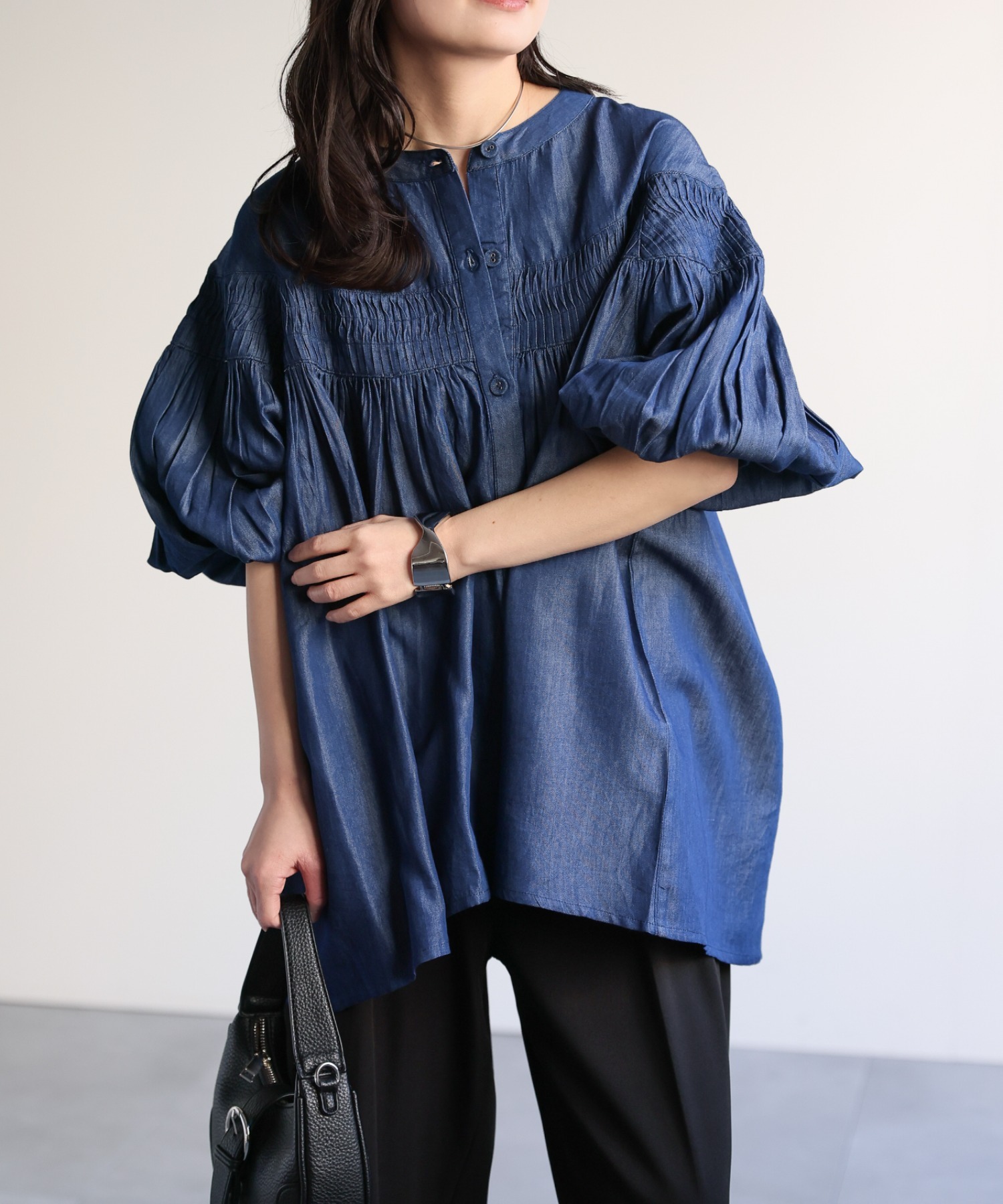 model：156cm 着用サイズ：M