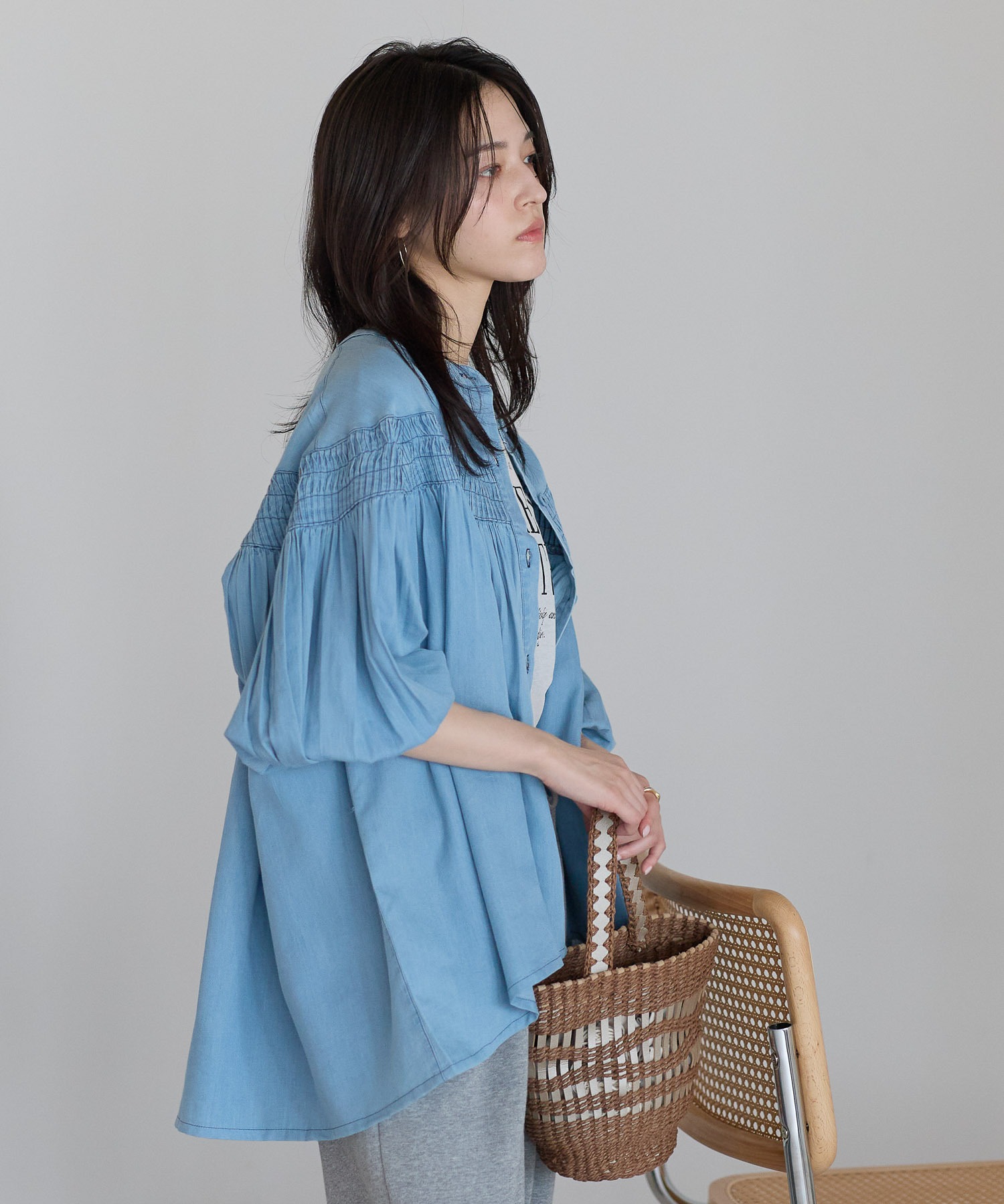 model：161cm 着用サイズ：M