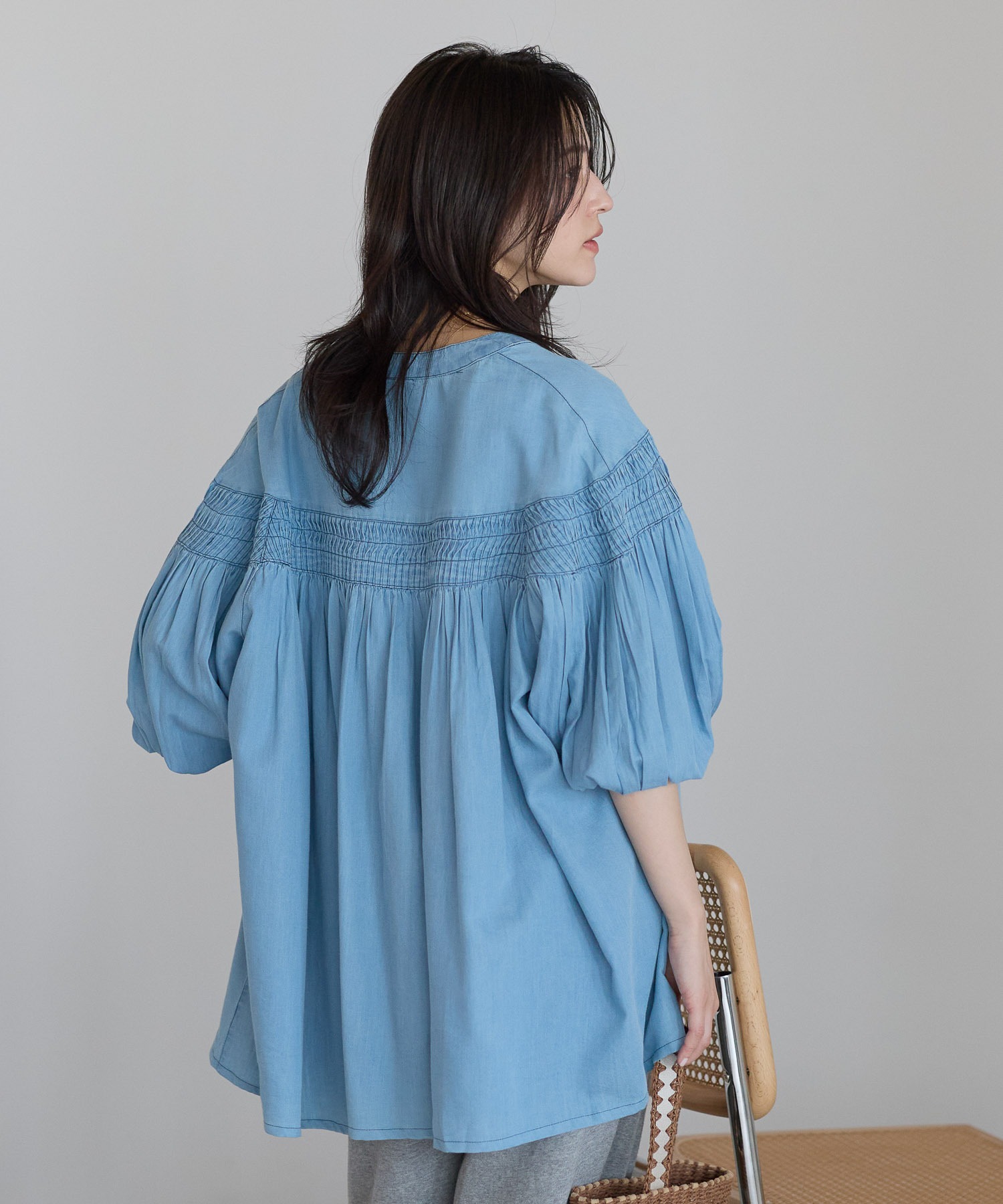 model：161cm 着用サイズ：M