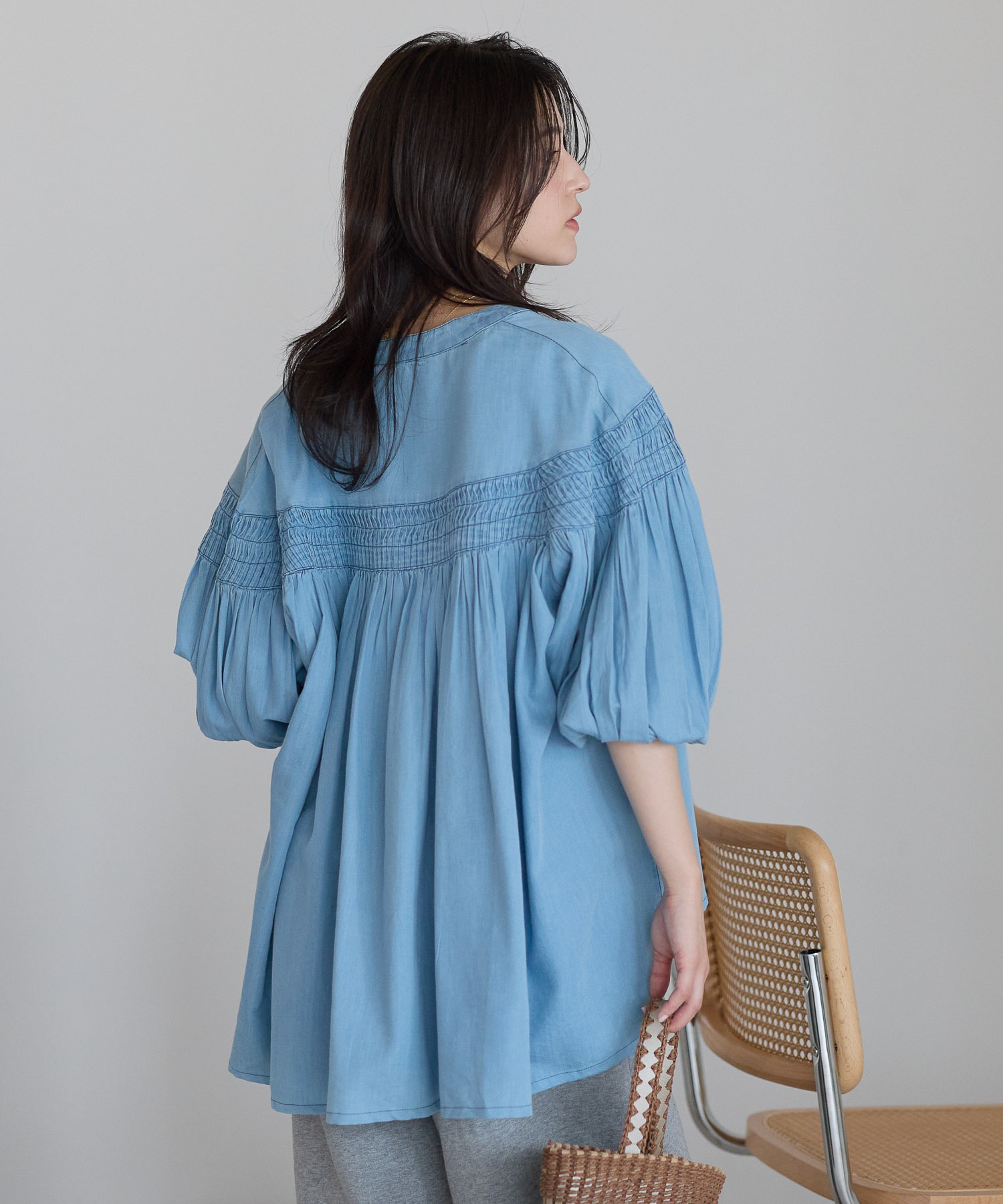 model：161cm 着用サイズ：M