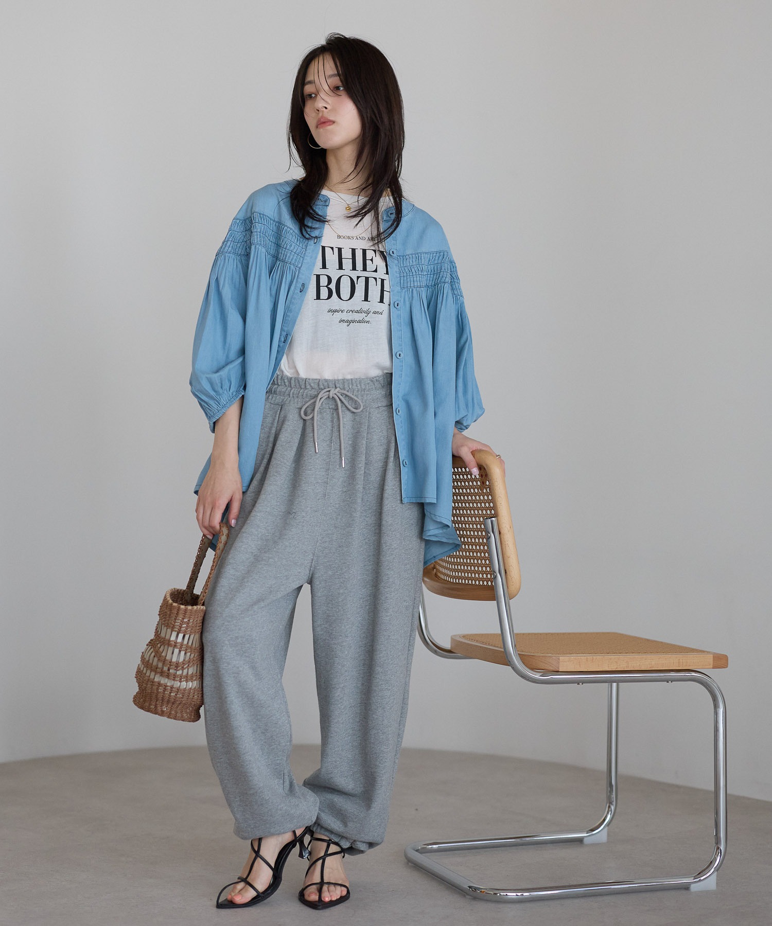 model：161cm 着用サイズ：M