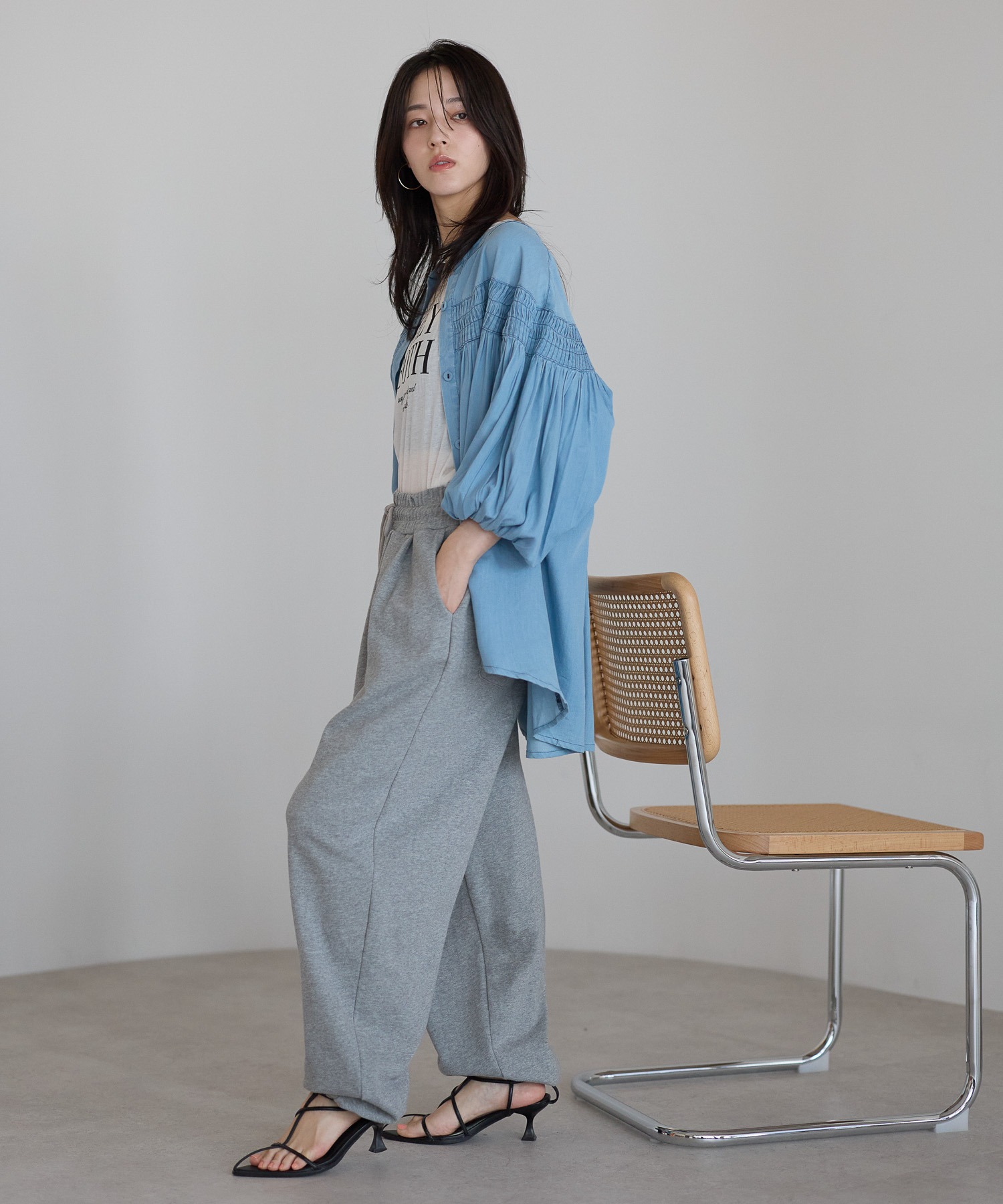 model：161cm 着用サイズ：M