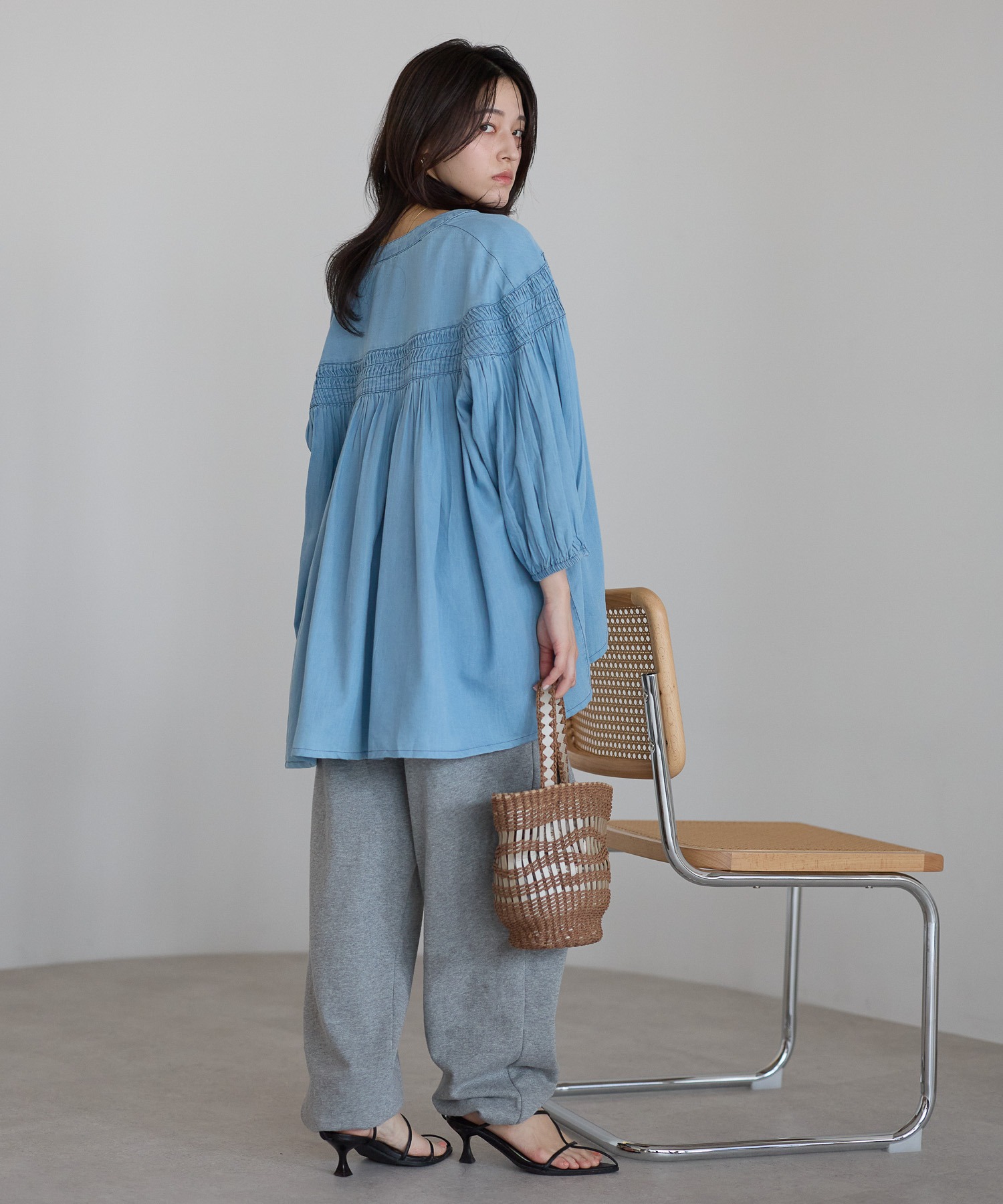 model：161cm 着用サイズ：M