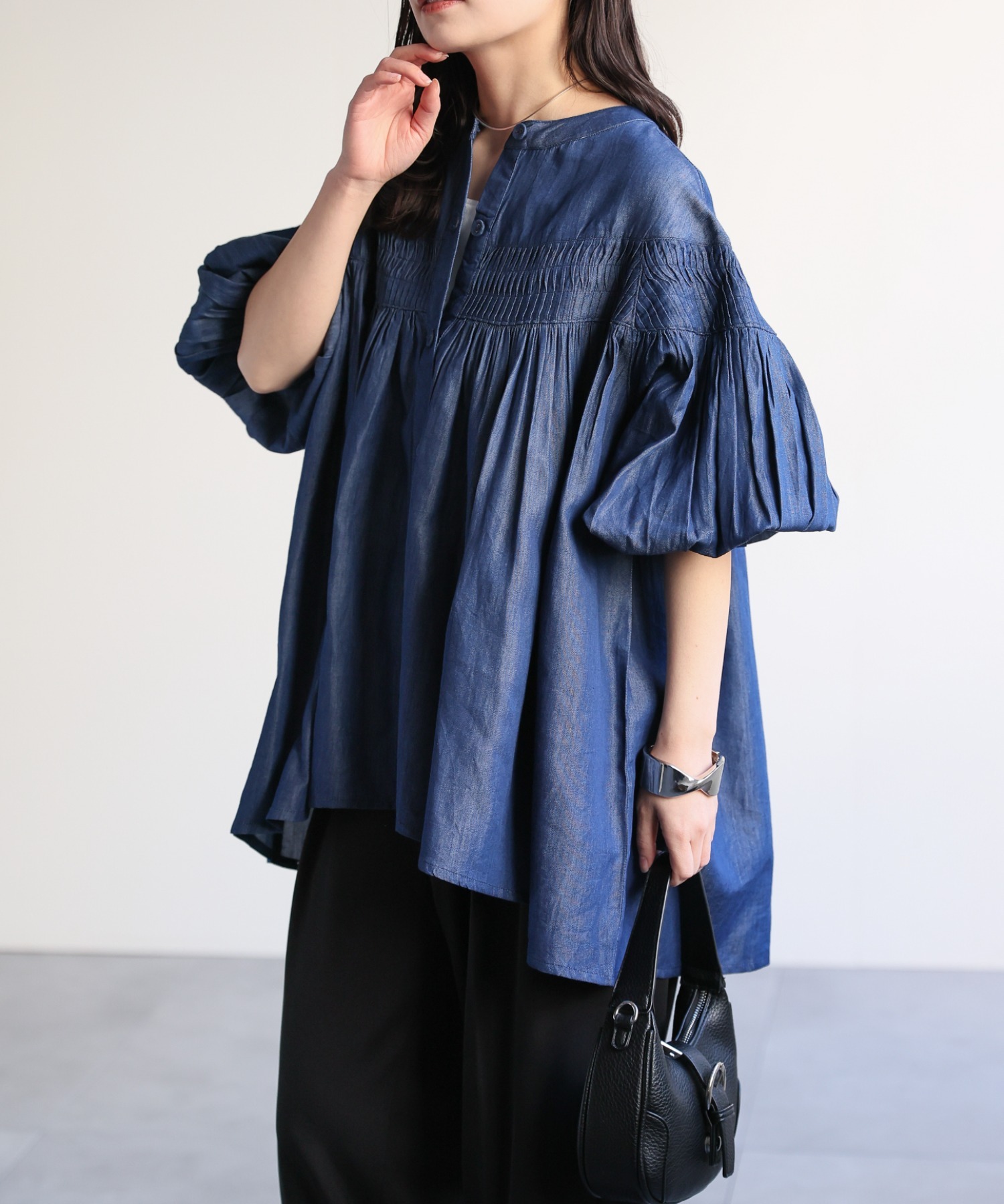 model：156cm 着用サイズ：M
