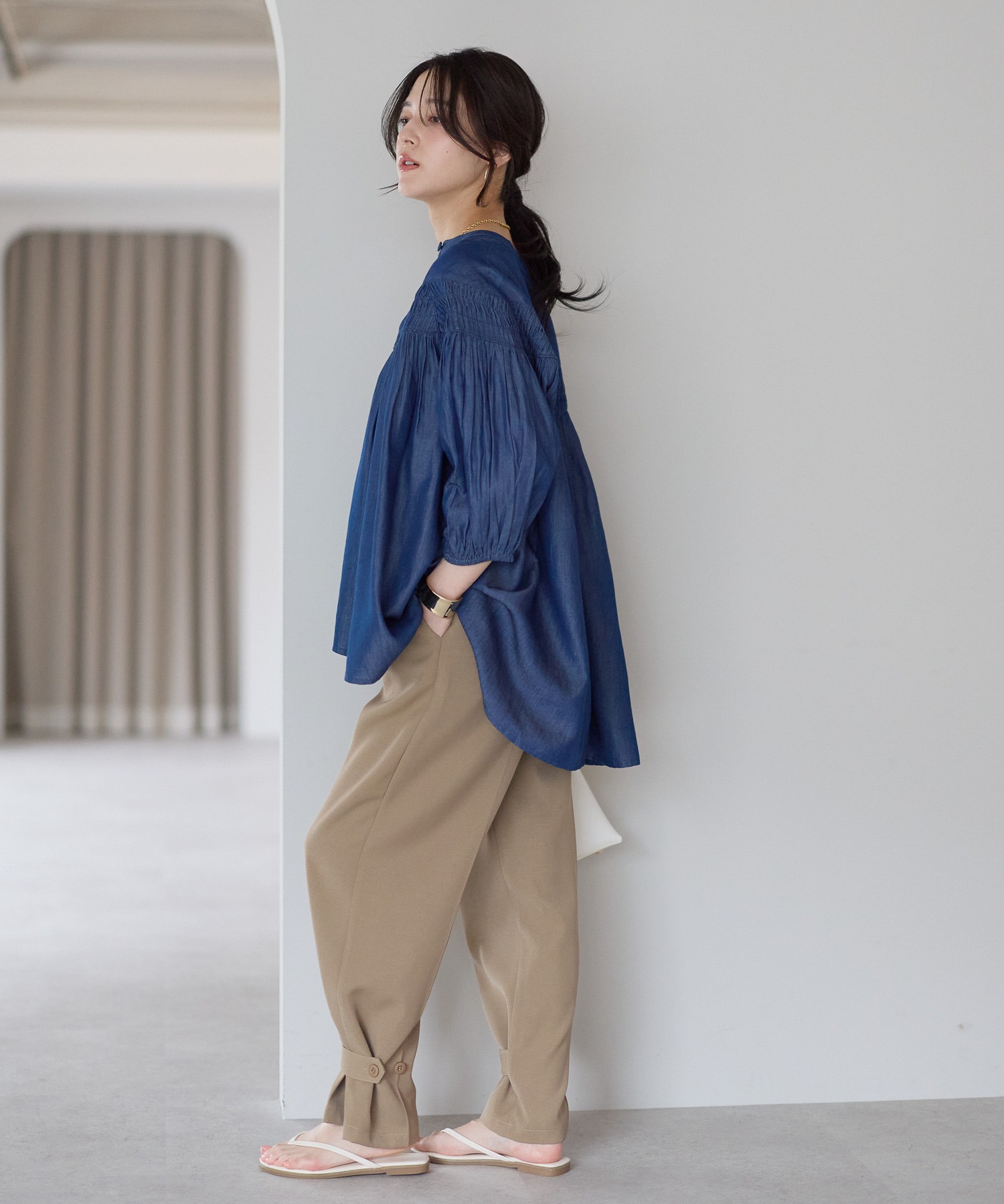 model：161cm 着用サイズ：M