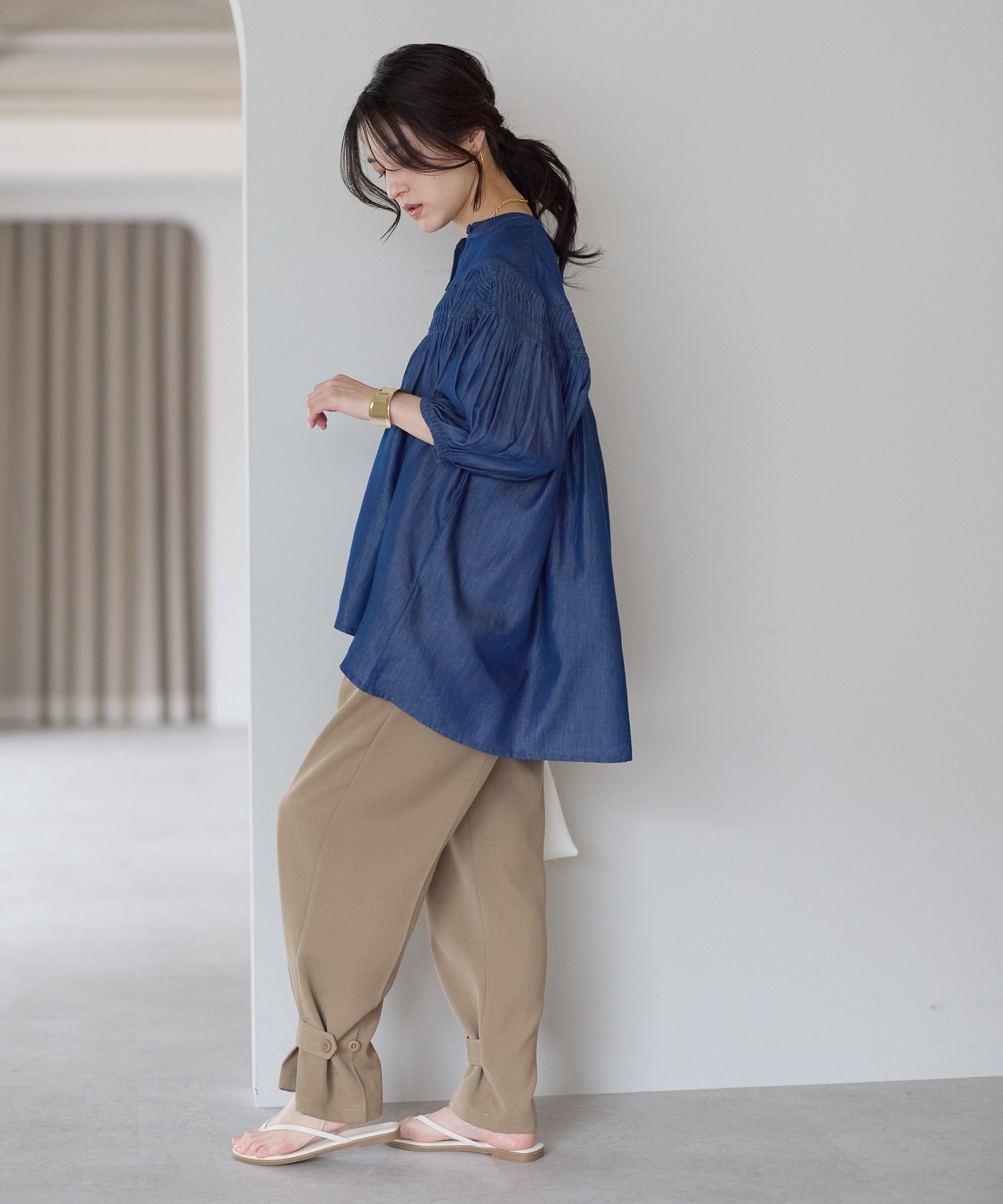 model：161cm 着用サイズ：M