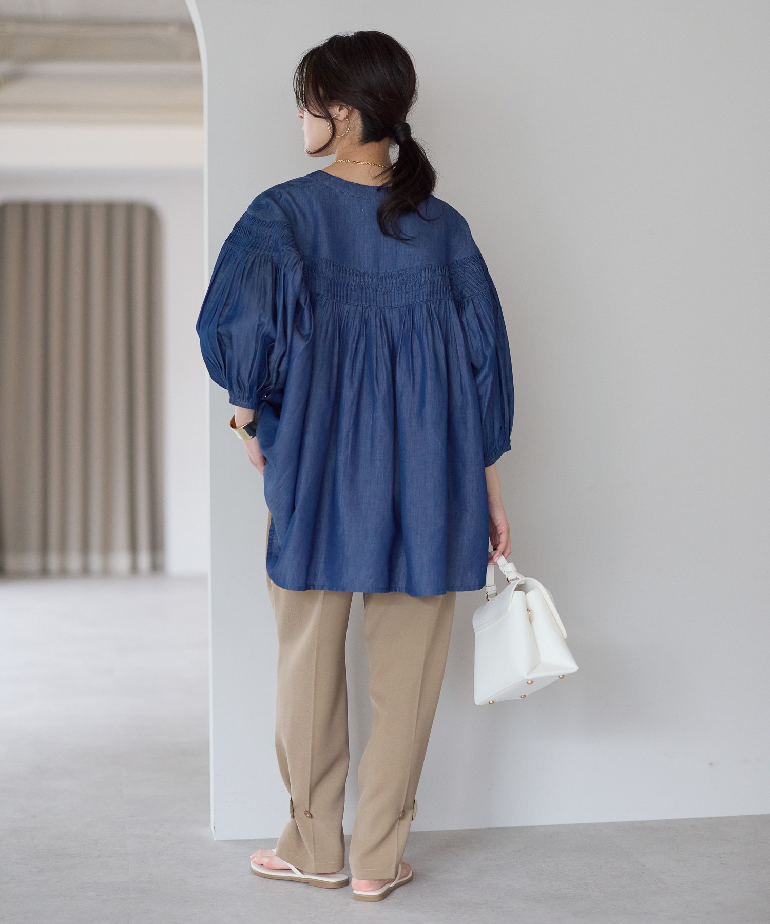 model：161cm 着用サイズ：M