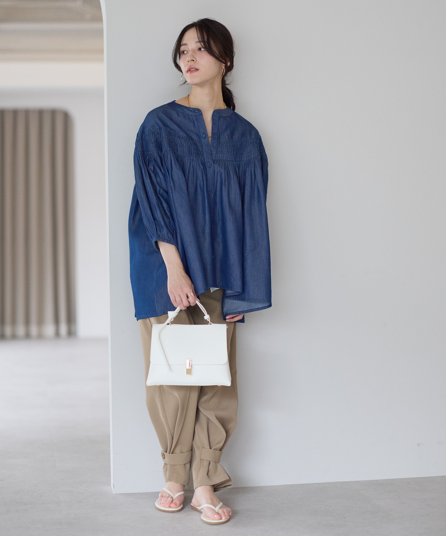 model：161cm 着用サイズ：M