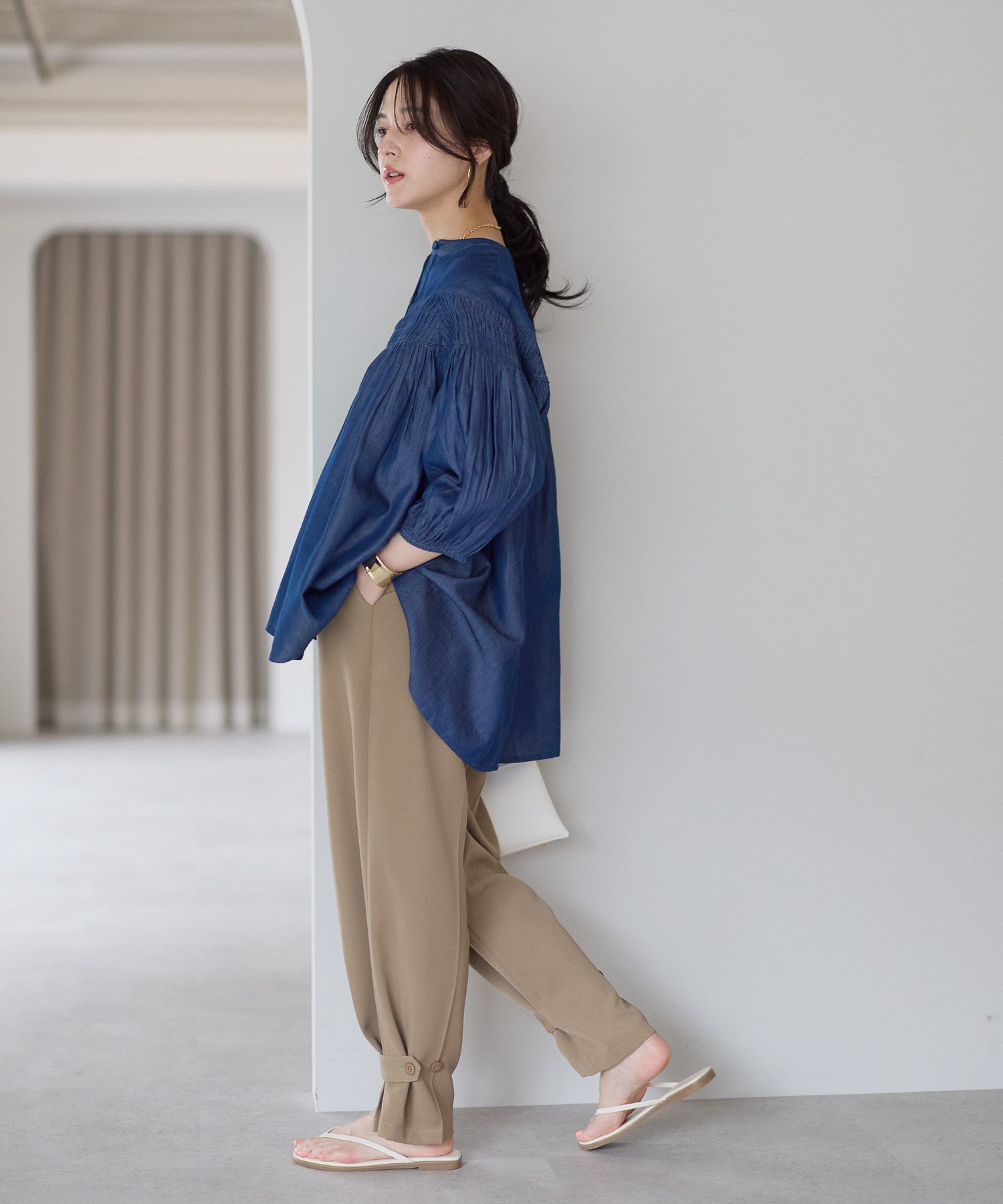 model：161cm 着用サイズ：M
