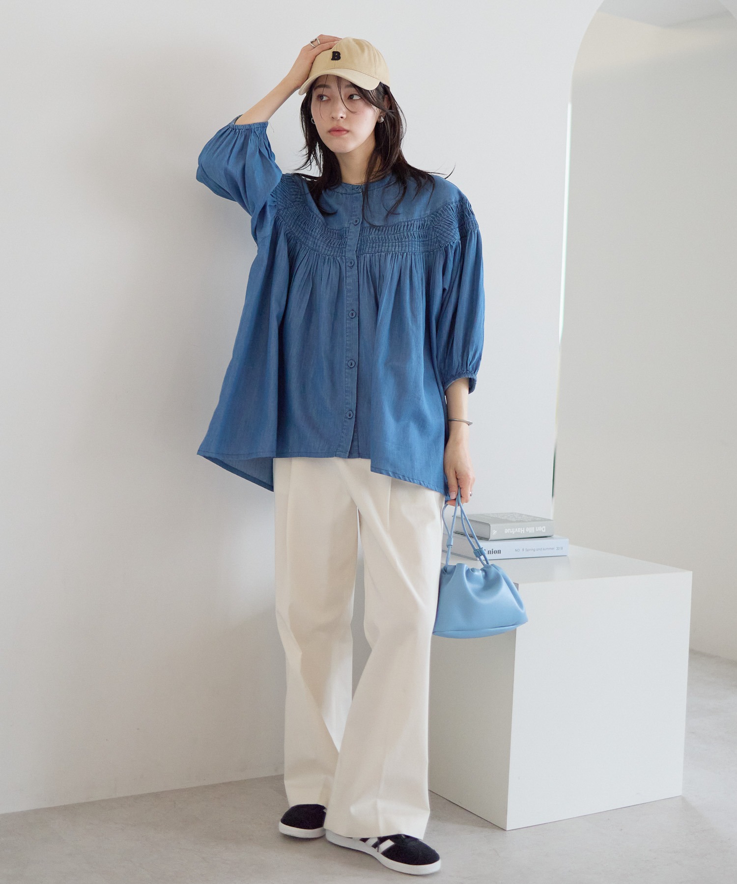 model：161cm 着用サイズ：M