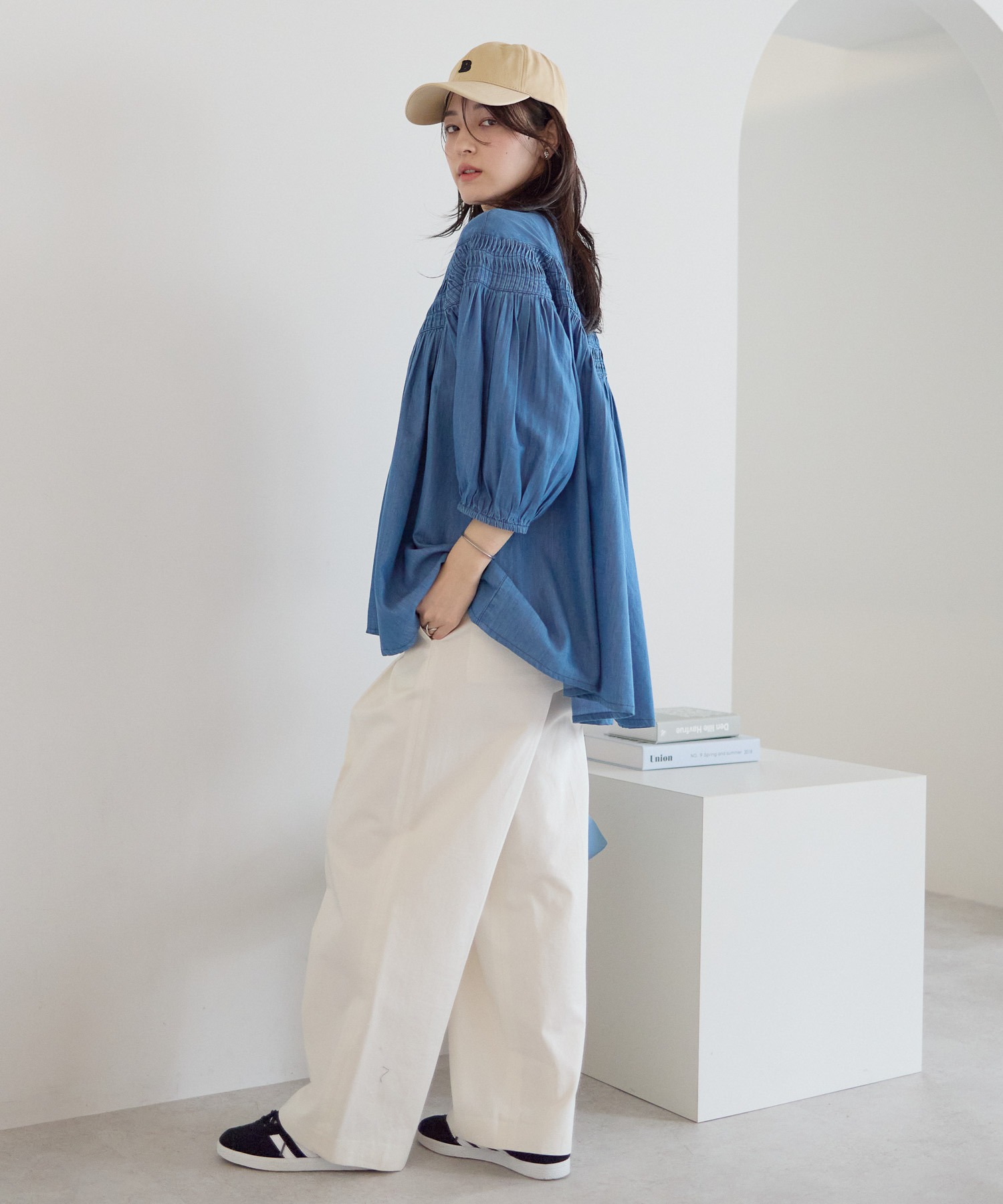 model：161cm 着用サイズ：M