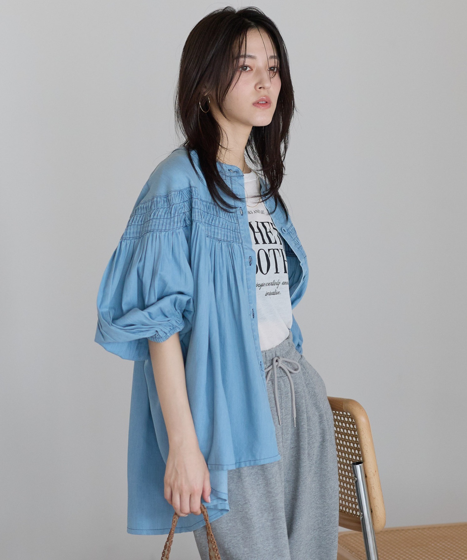 model：161cm 着用サイズ：M