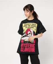 NAUGHTY GIRLS ジャカード ビッグTシャツ