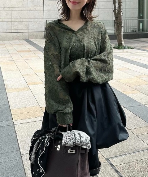 model：162cm 着用サイズ：M
