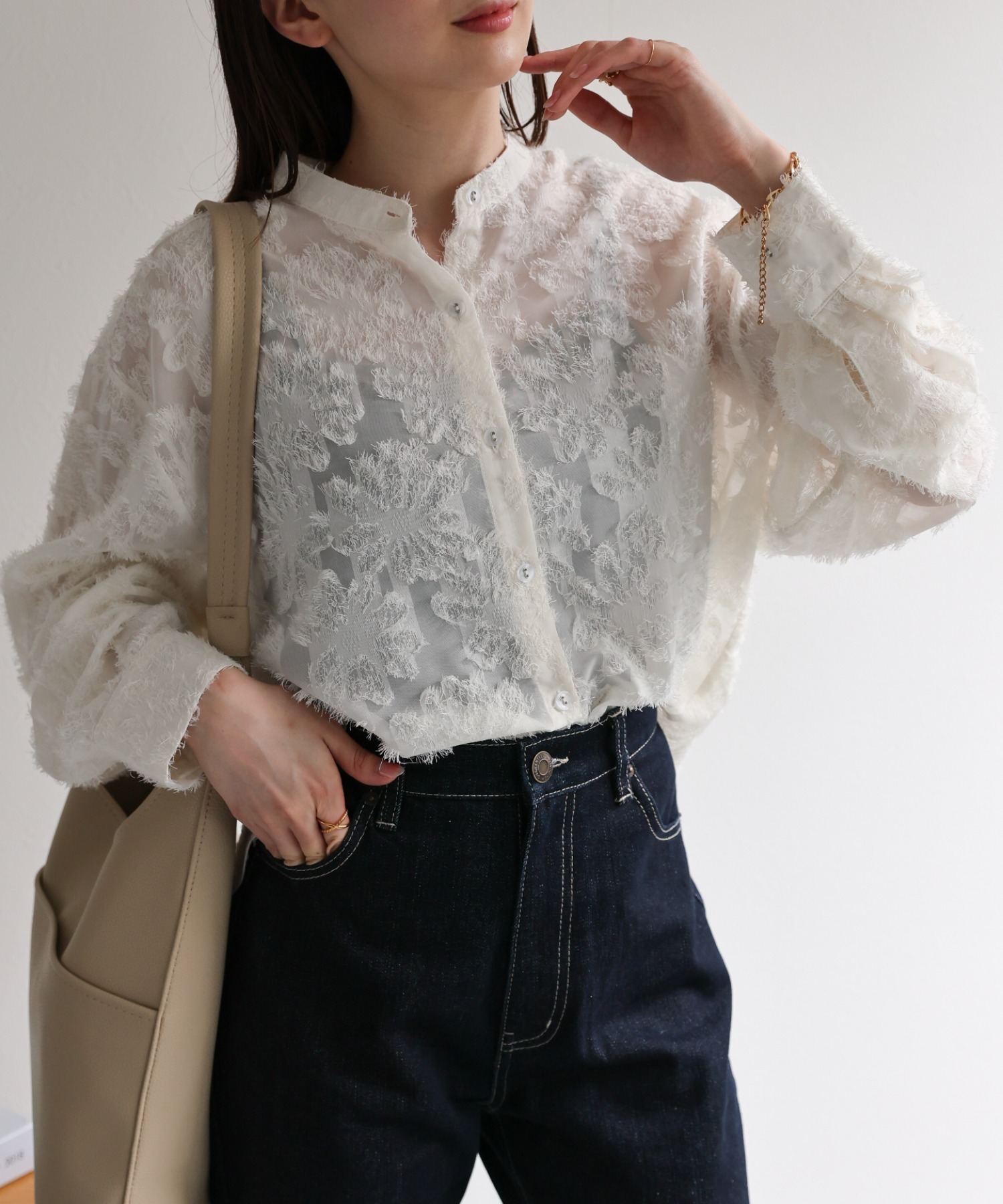 model：162cm 着用サイズ：S