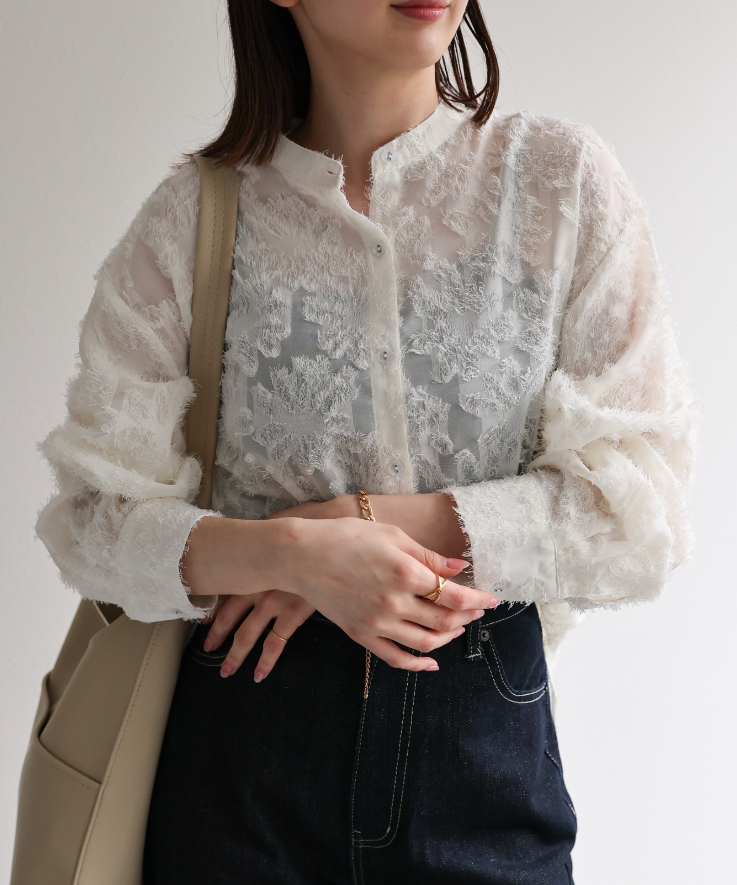 model：162cm 着用サイズ：S