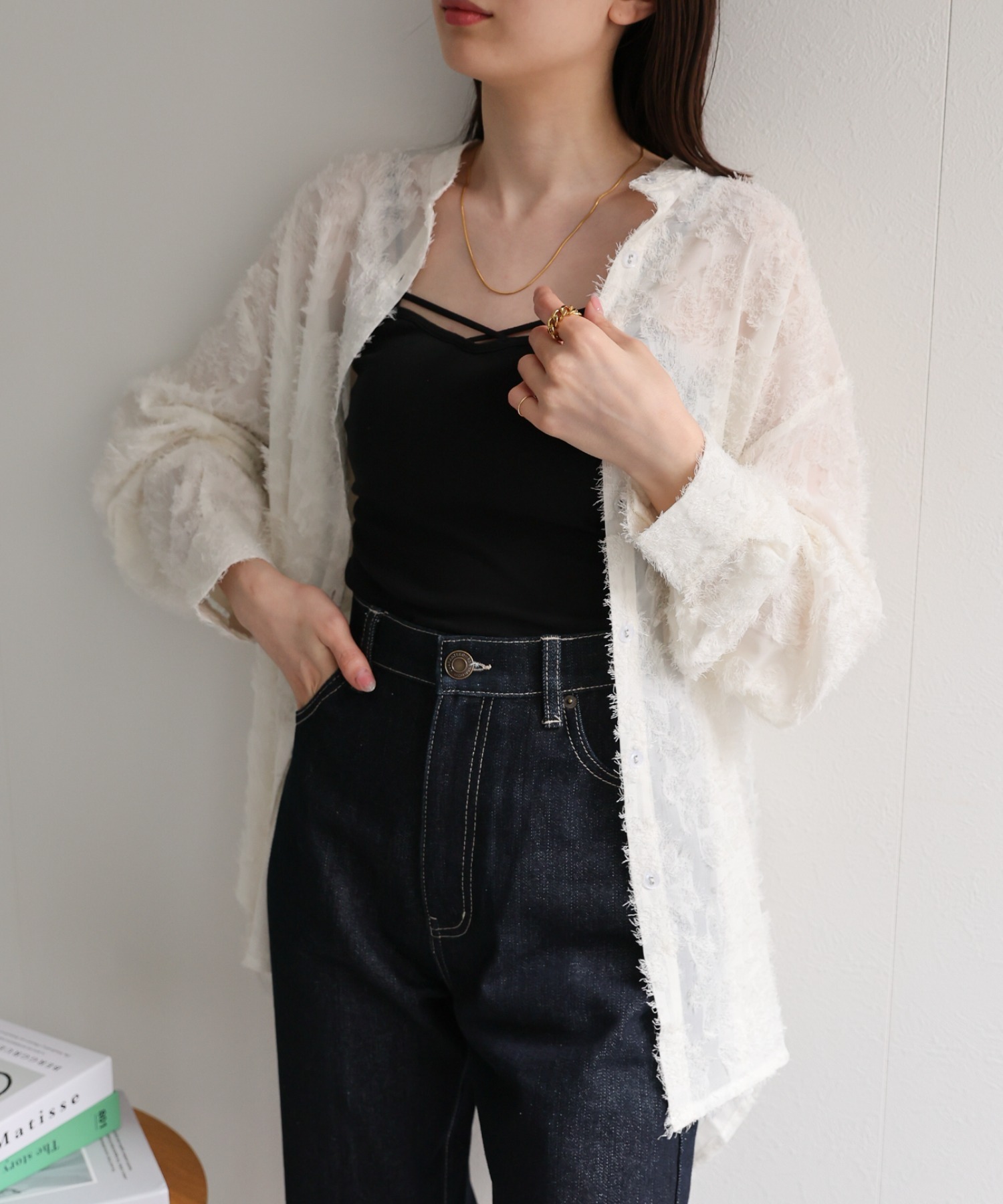 model：162cm 着用サイズ：S