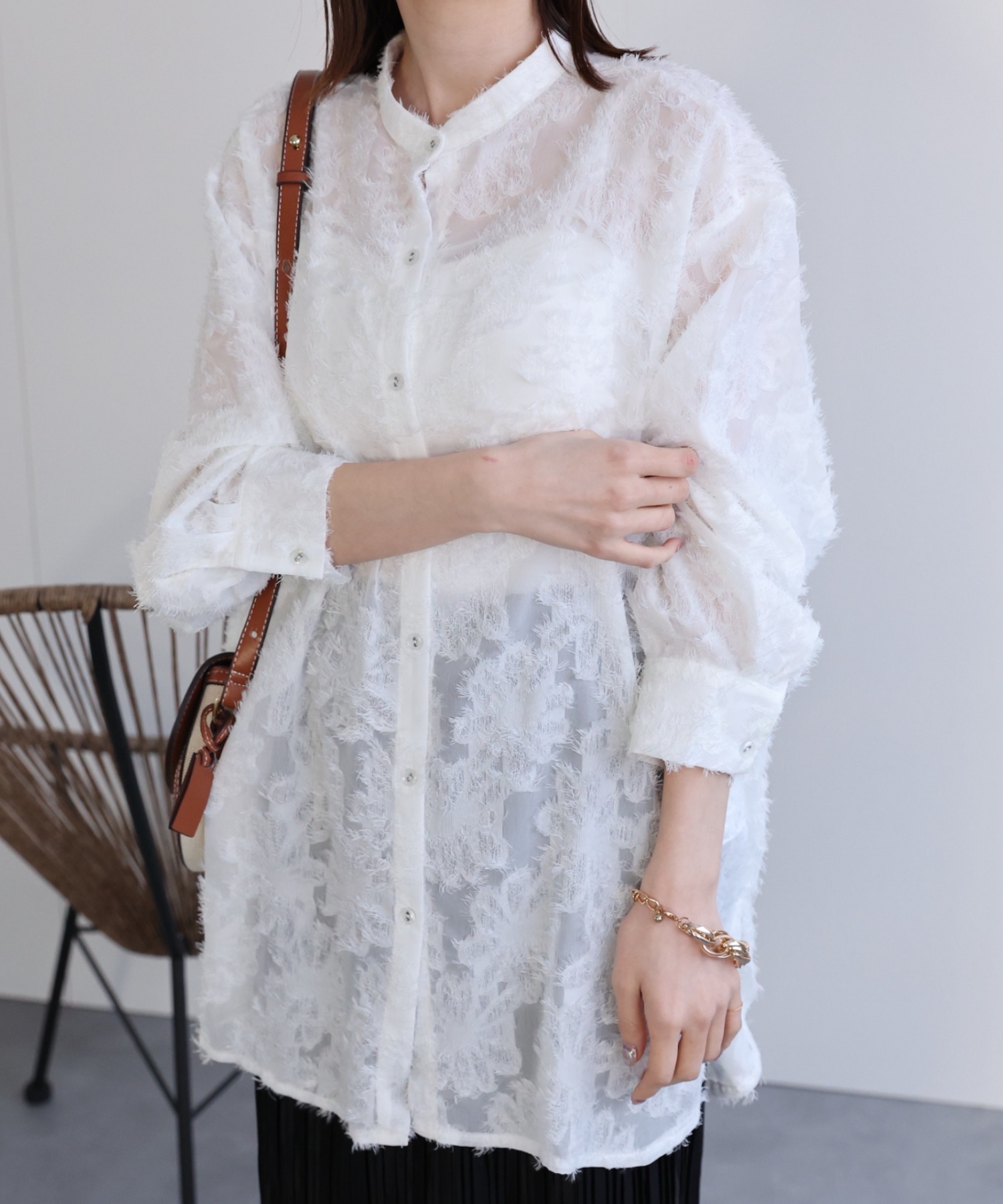 model：162cm 着用サイズ：M