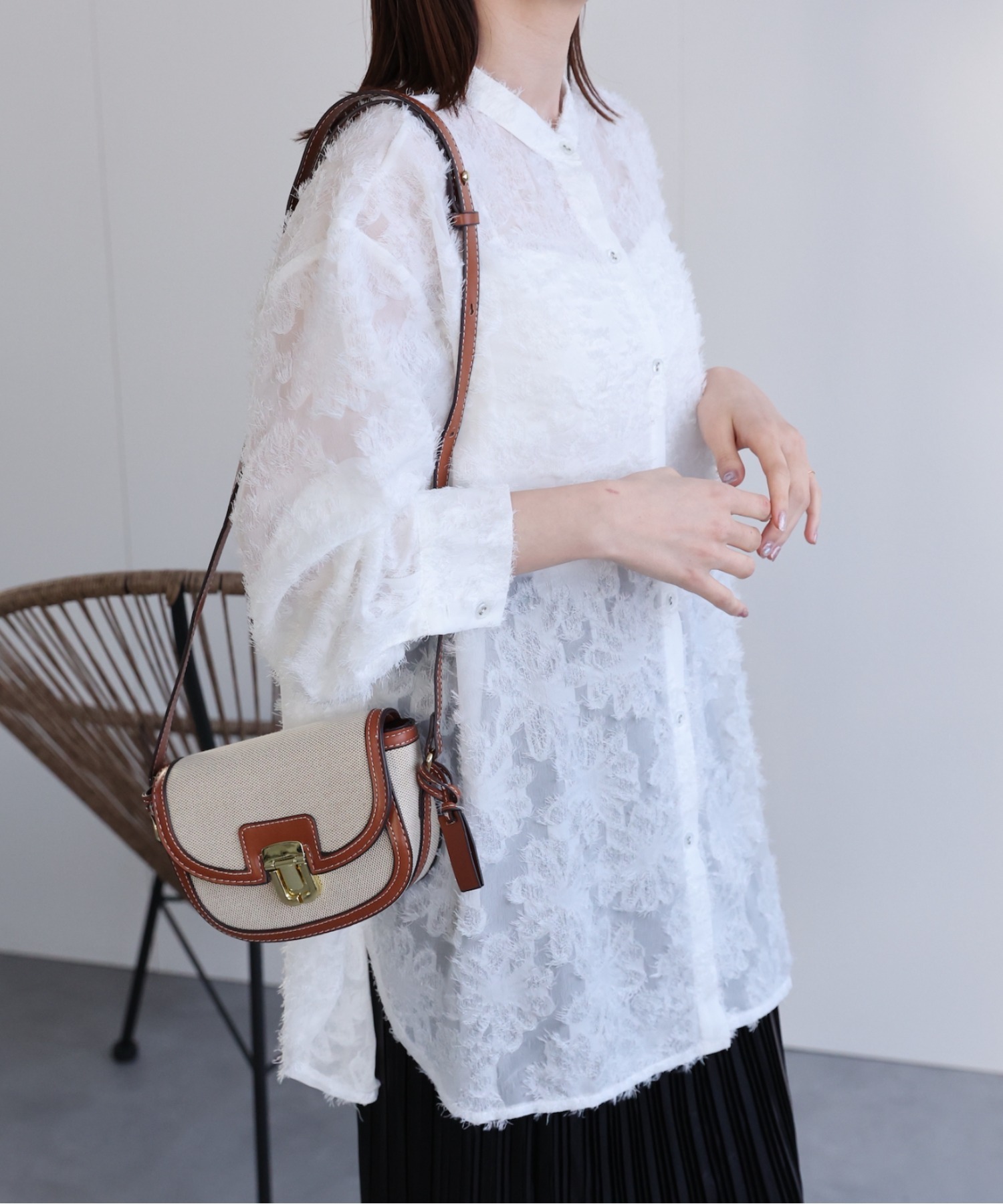 model：162cm 着用サイズ：M