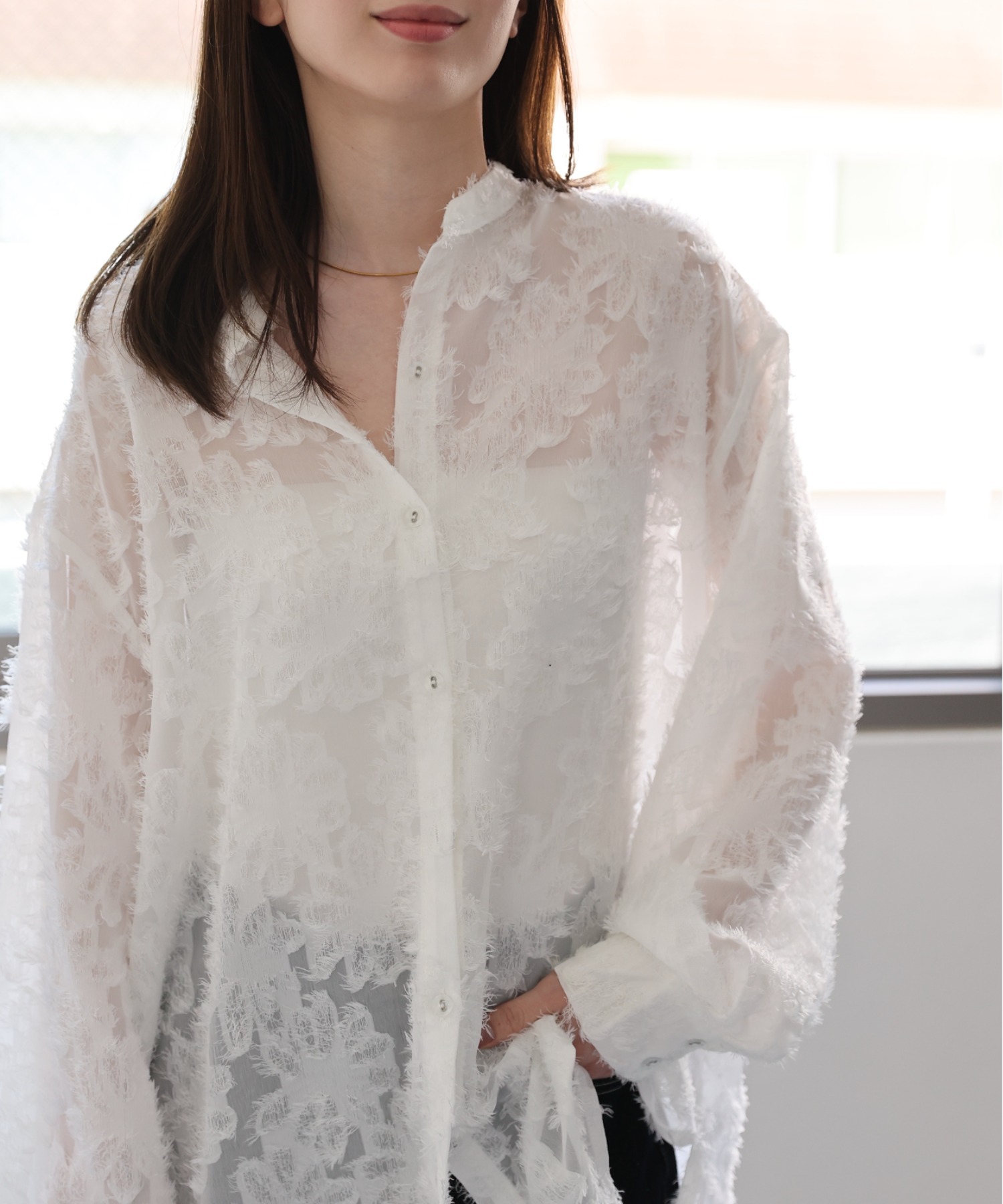 model：162cm 着用サイズ：M