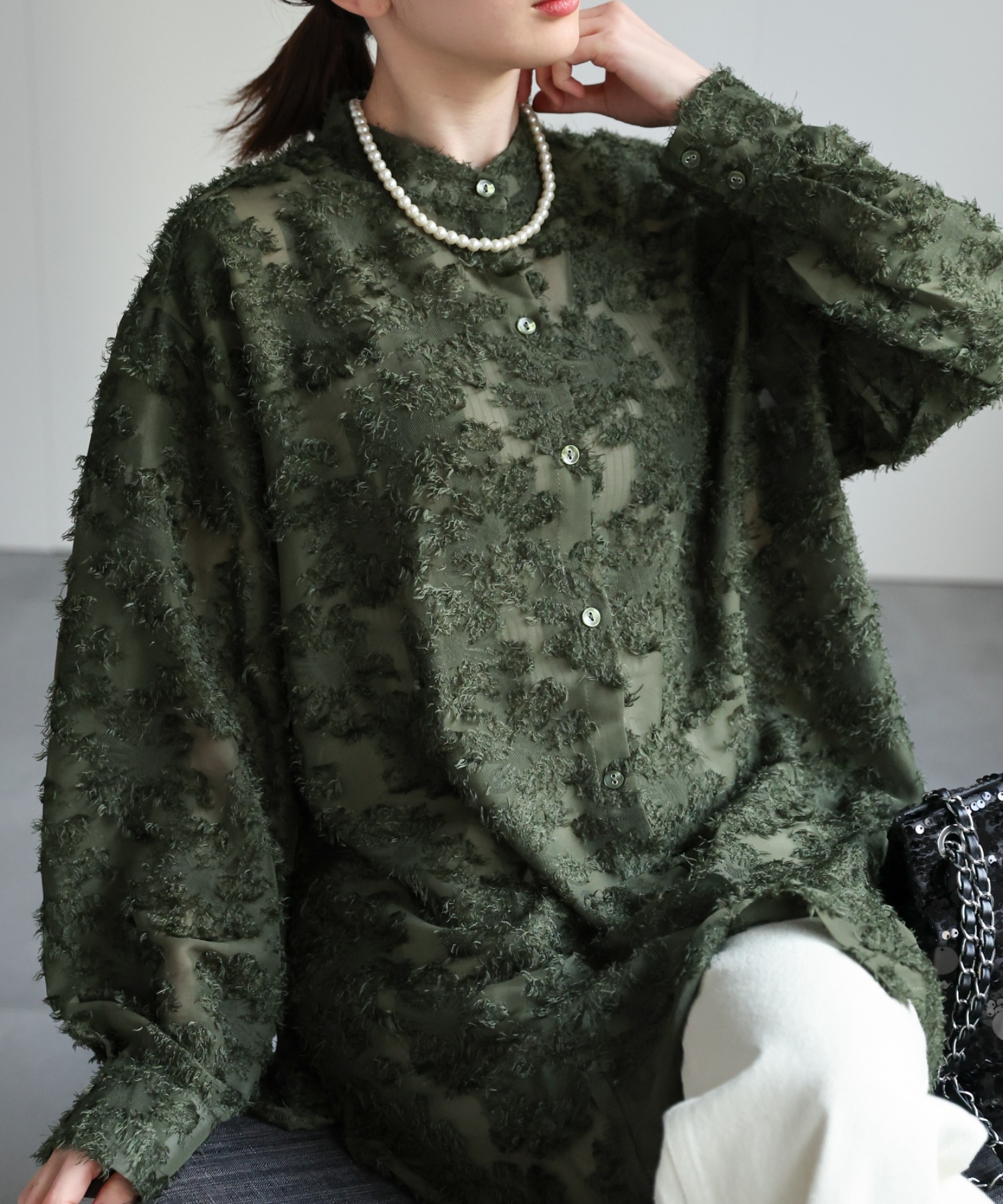 model：162cm 着用サイズ：M