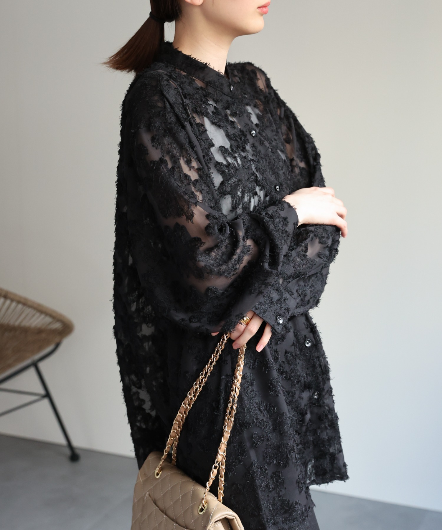model：162cm 着用サイズ：M