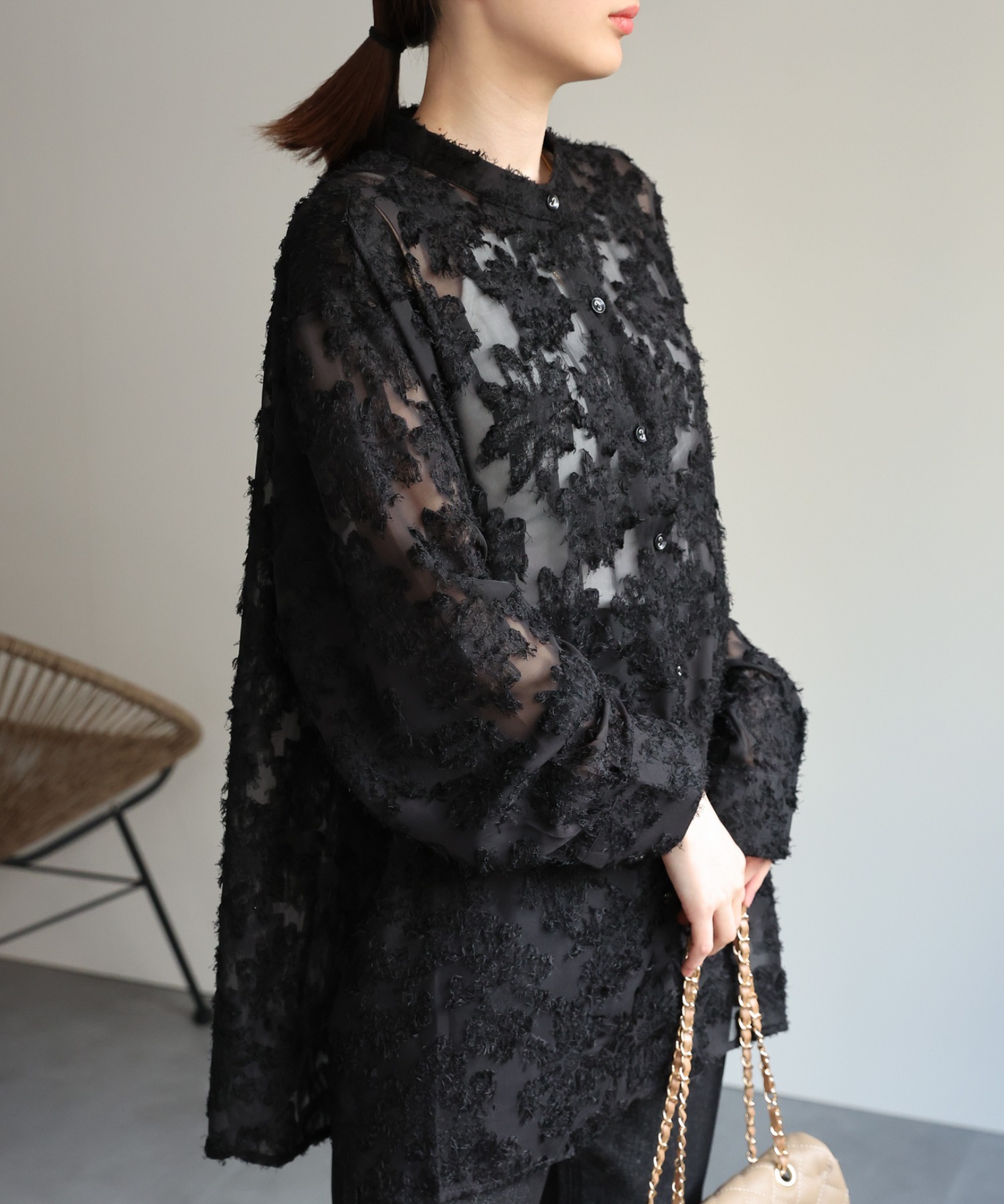 model：162cm 着用サイズ：M