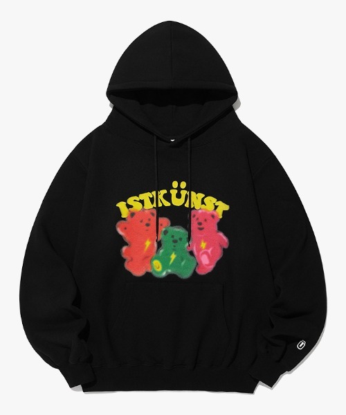 A'GEM/9 × .kom『ISTKUNST/イストクンスト』3 BEAR HOODIE/スリーベア