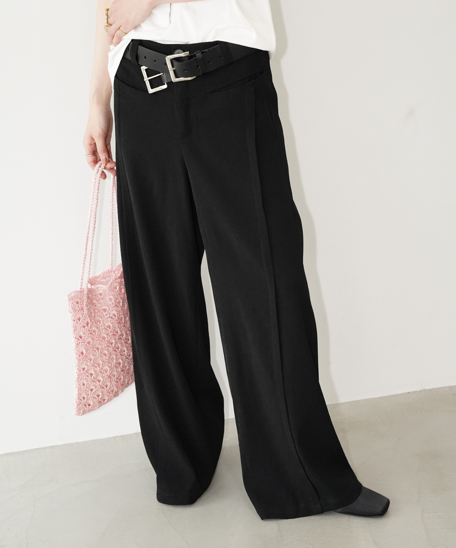 タックラインワイドパンツ chw26s194-ファッション通販サイト-chuclla