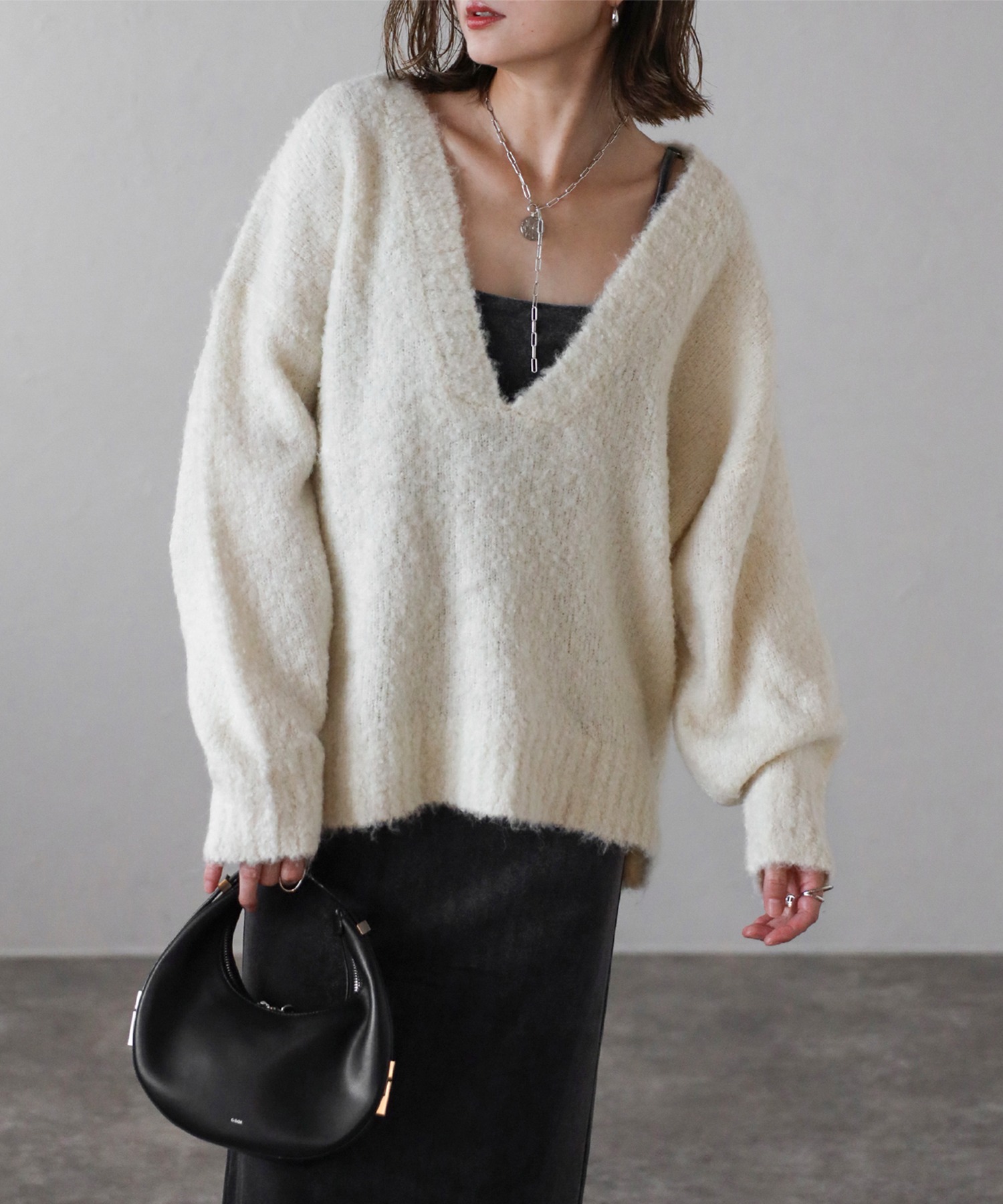 model：H158 着用サイズ：FREE