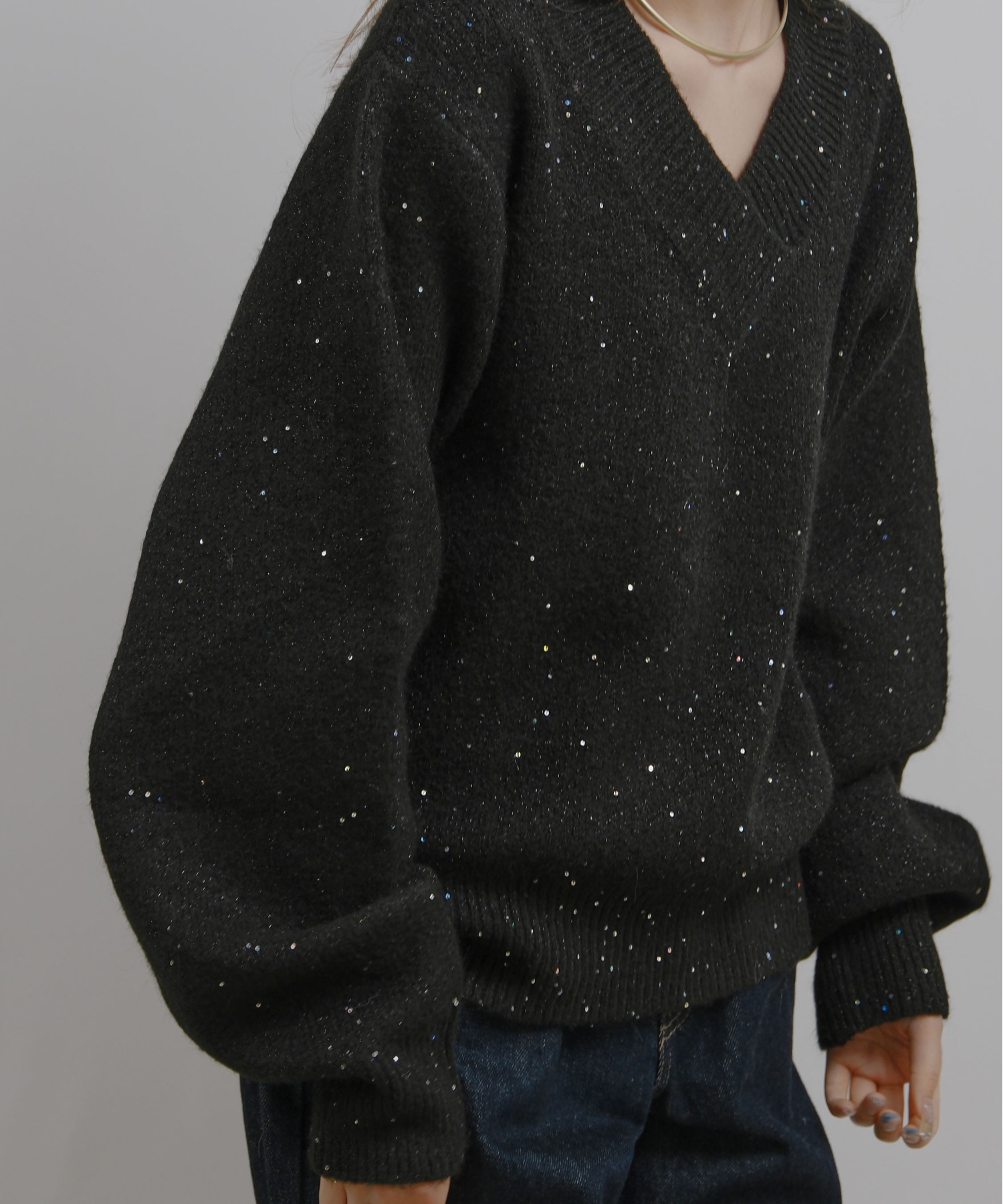 前後2way】スパンコールニット Palm Riche│Eimee Law & LHELBIE 公式