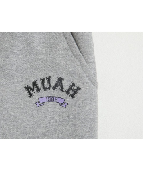 さらに100円引き◆MUAHMUAH◆LOGO PIGMENT WIDE BANDING PANTS MUSINSA公式 | MUAHMUAH Logo Pigment Wide Banding Pants [2color]