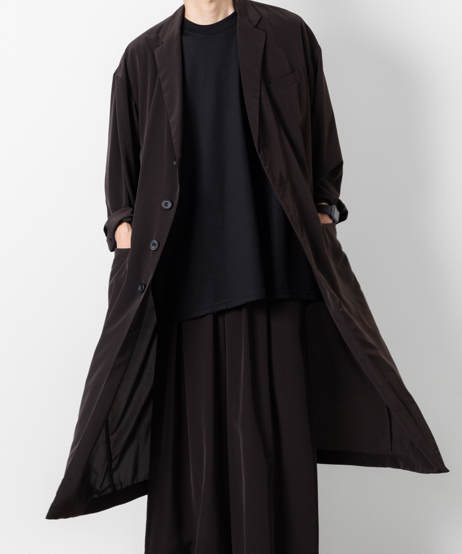 atowith the 【SALE／71%OFF】 wind 売れ筋がひ新作 long jacket